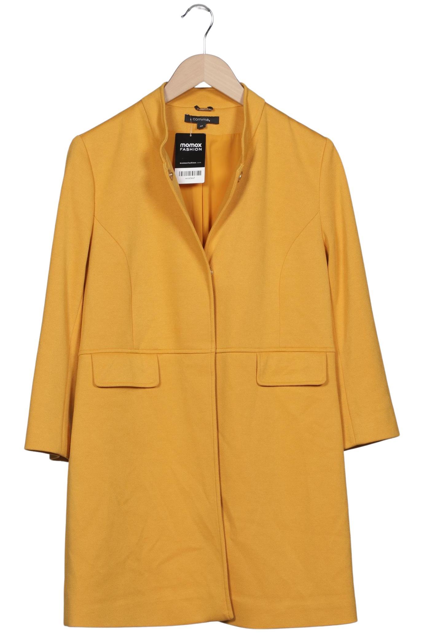 

Comma Damen Mantel, gelb, Gr. 38