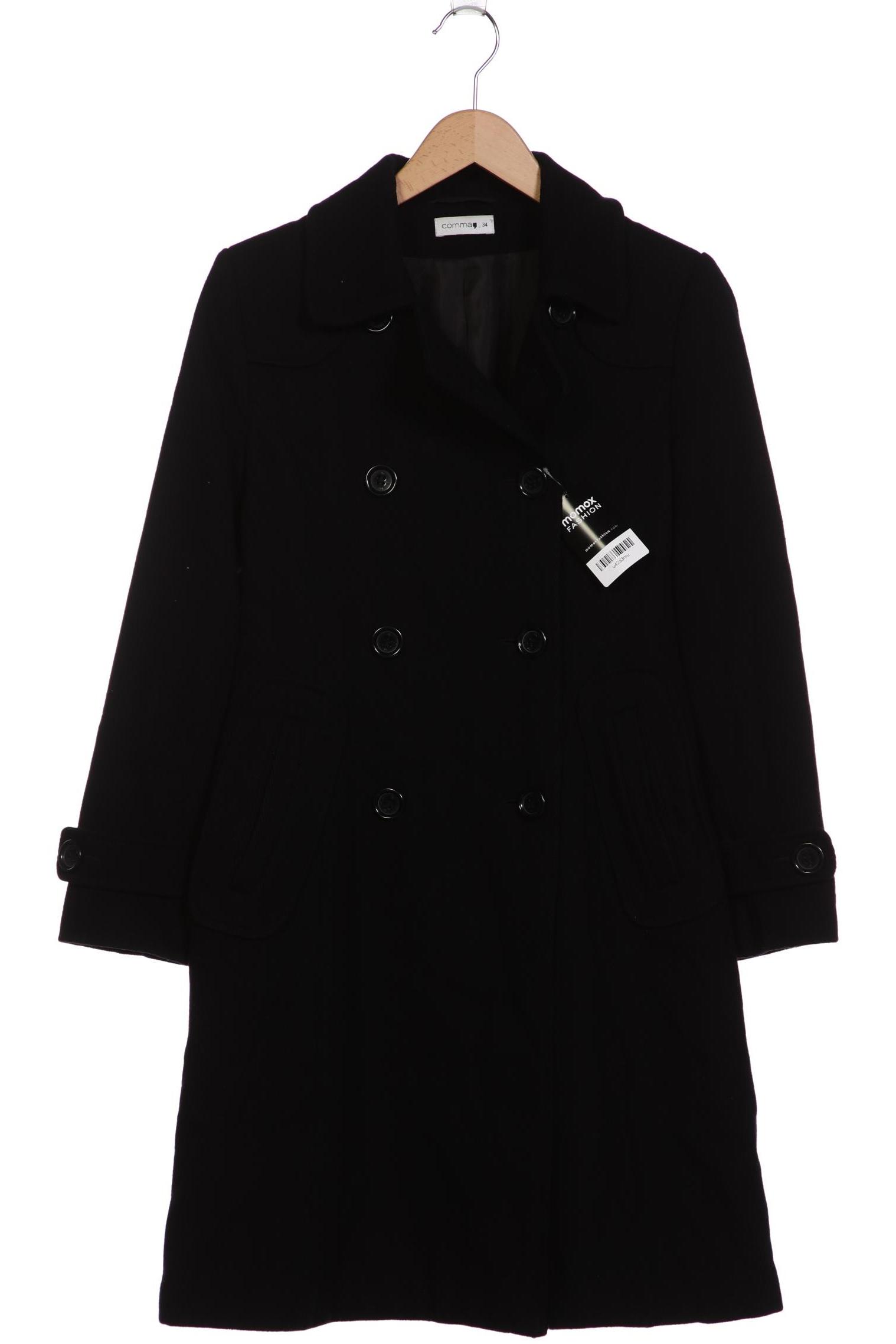 

Comma Damen Mantel, schwarz, Gr. 34