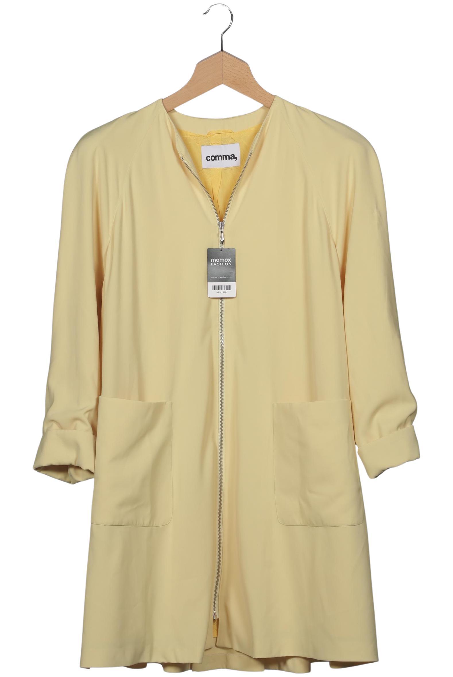 

Comma Damen Mantel, gelb, Gr. 36