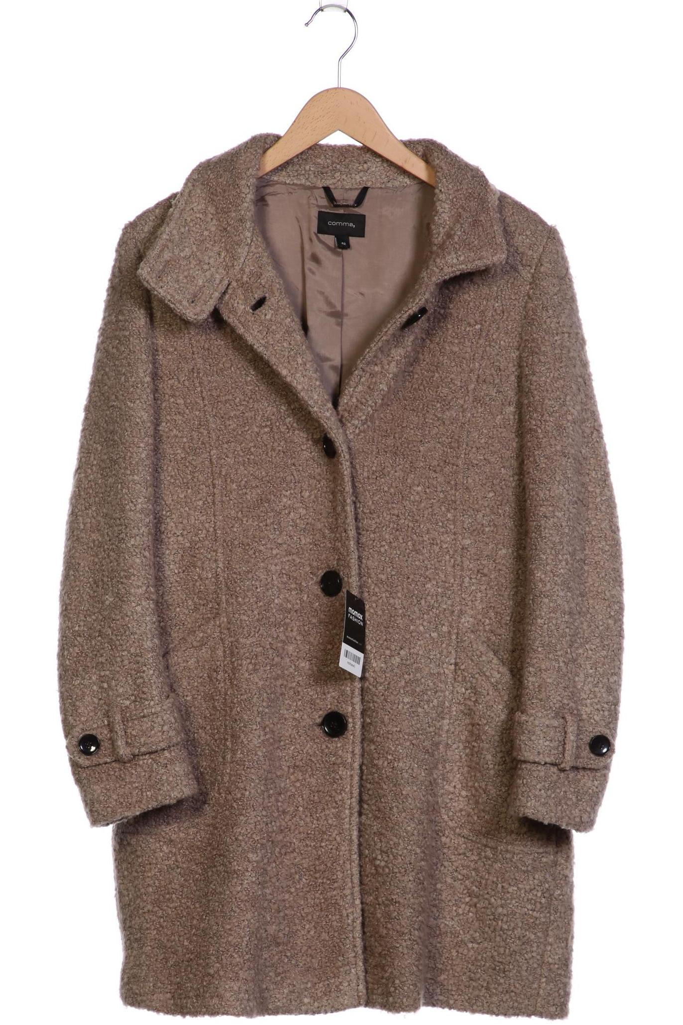 

Comma Damen Mantel, beige, Gr. 42