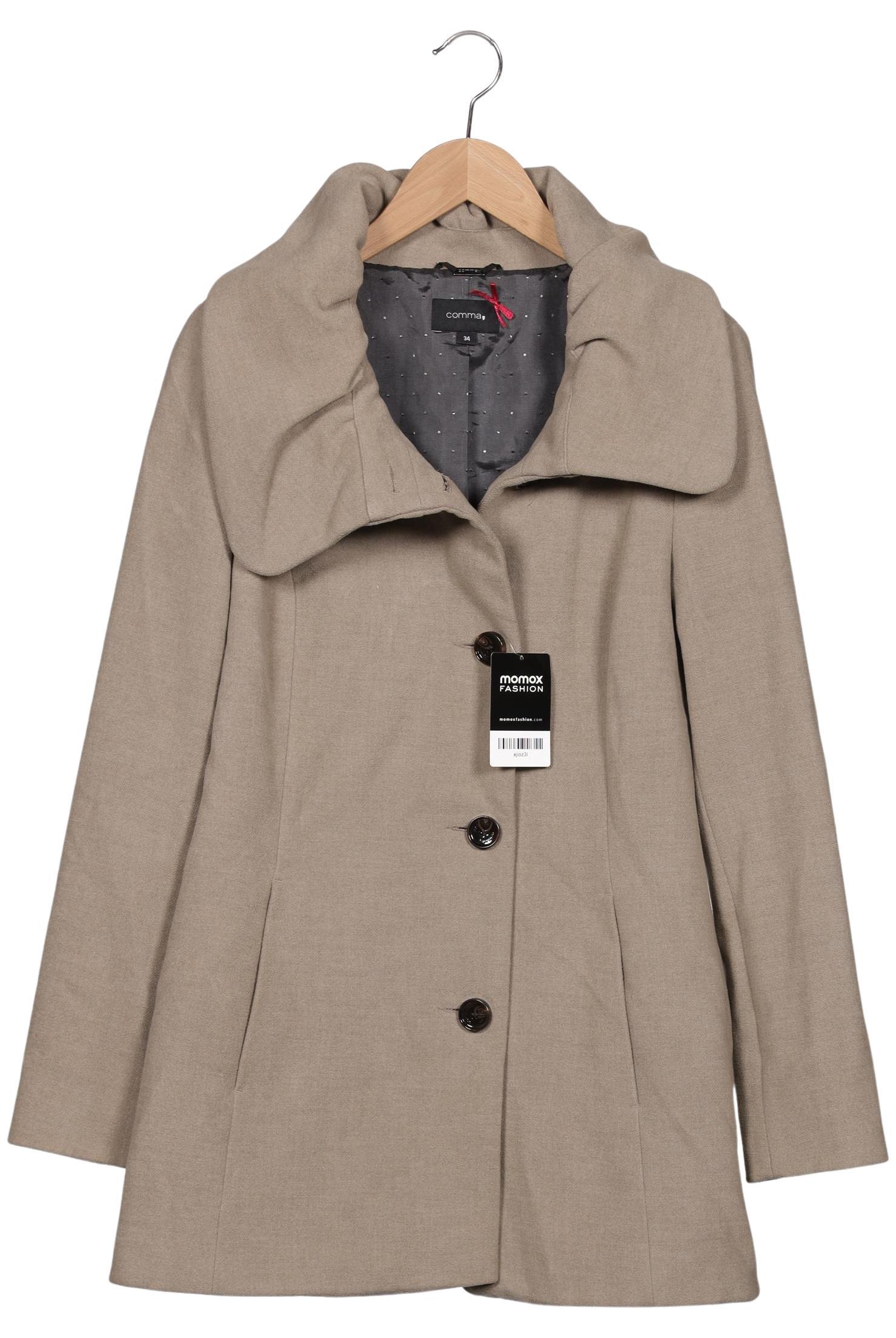 

Comma Damen Mantel, beige, Gr. 34