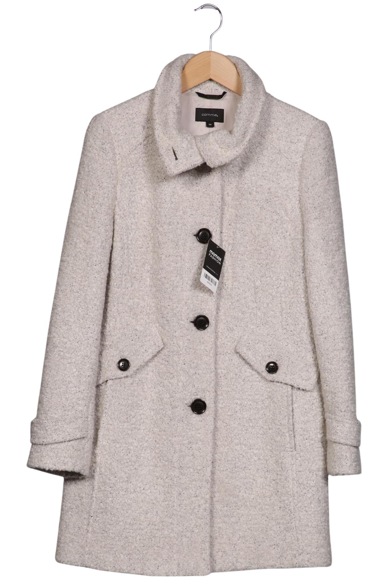 

Comma Damen Mantel, beige, Gr. 36