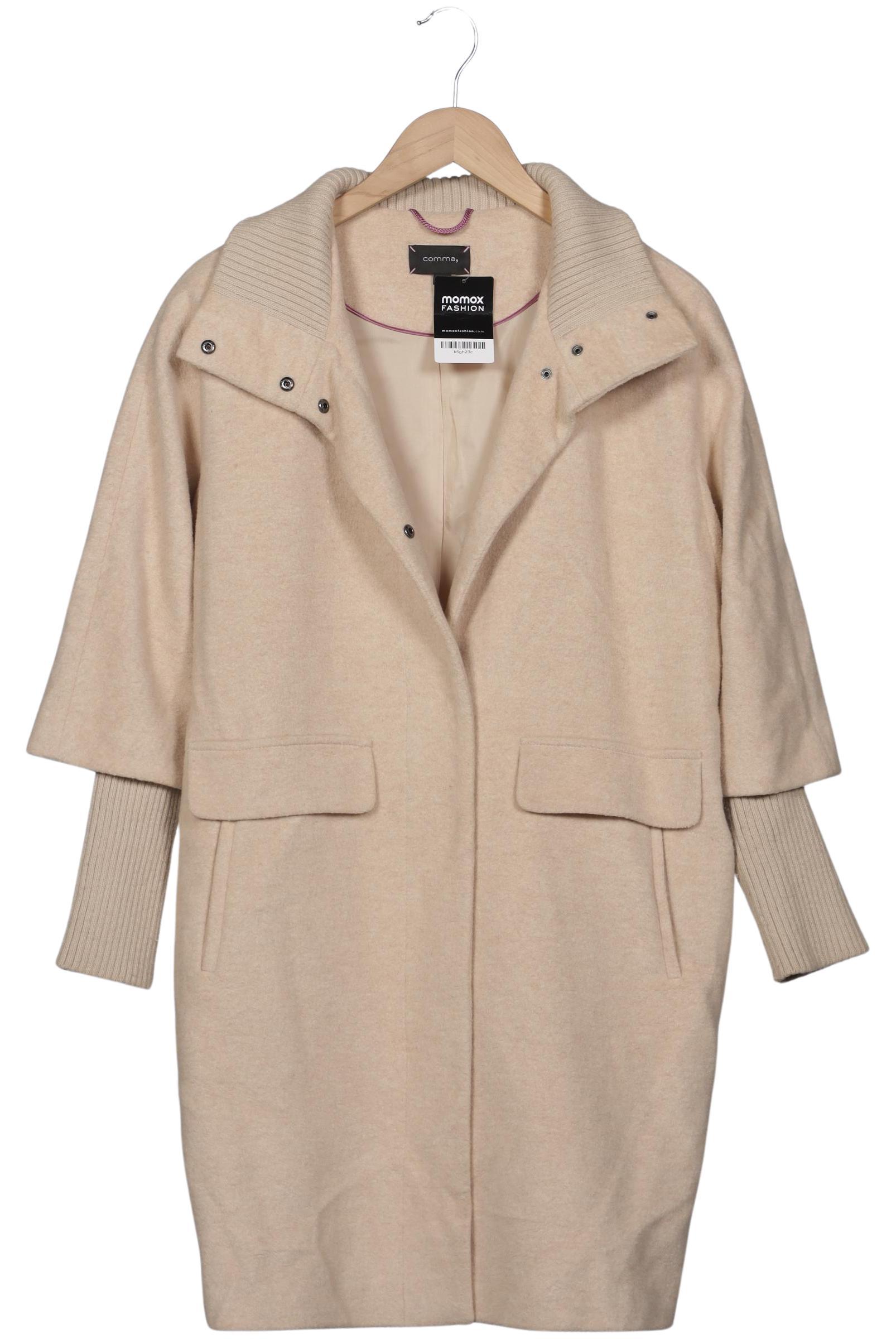 

Comma Damen Mantel, beige, Gr. 36