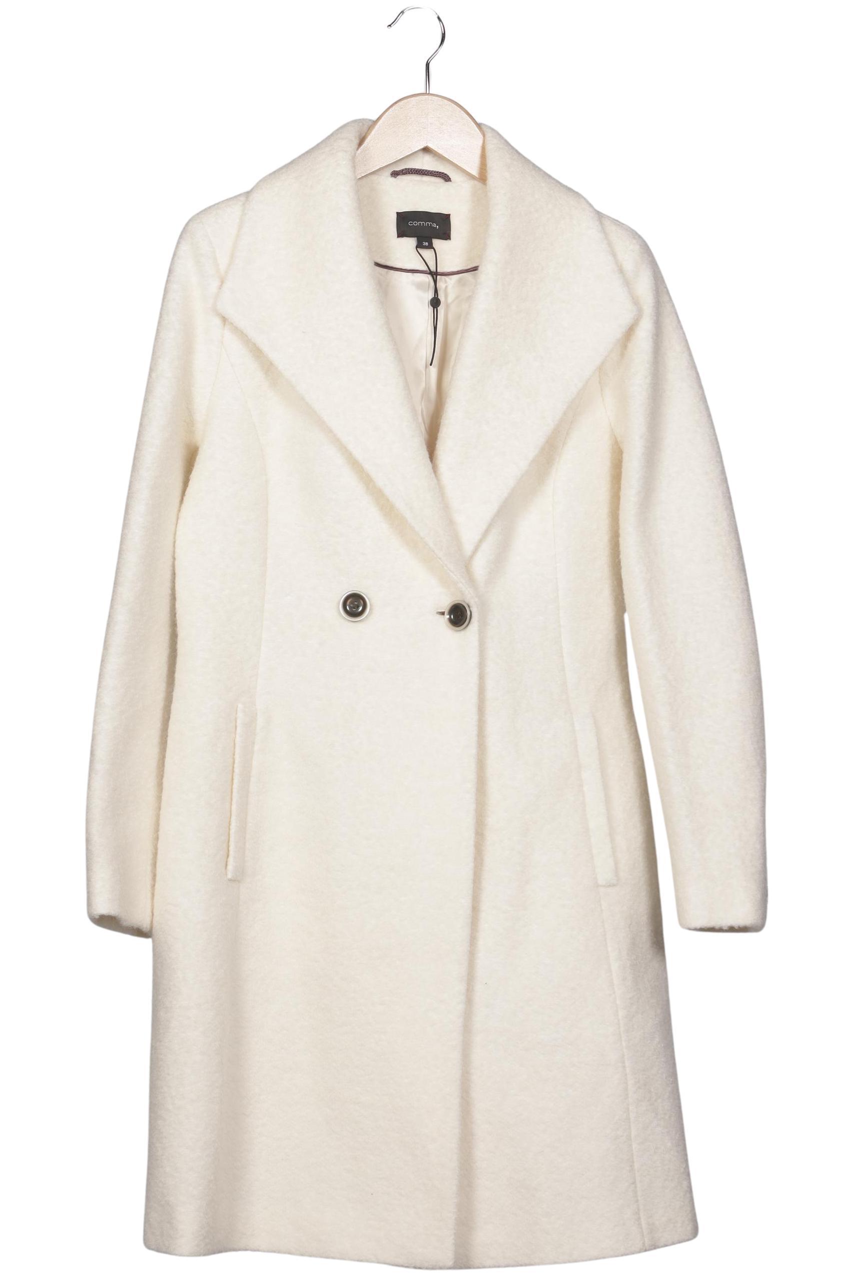 

Comma Damen Mantel, cremeweiß, Gr. 38
