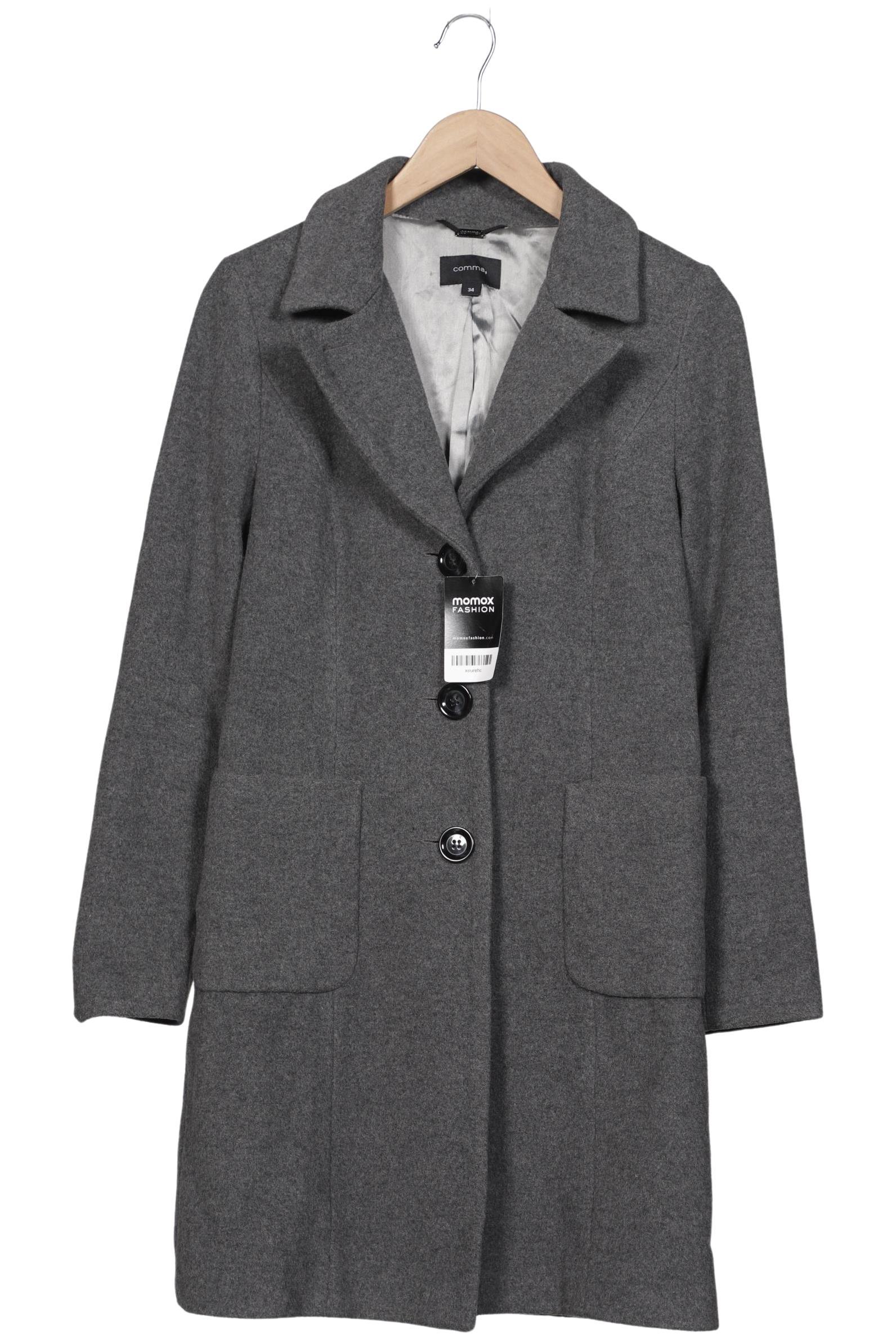 

Comma Damen Mantel, grau, Gr. 34