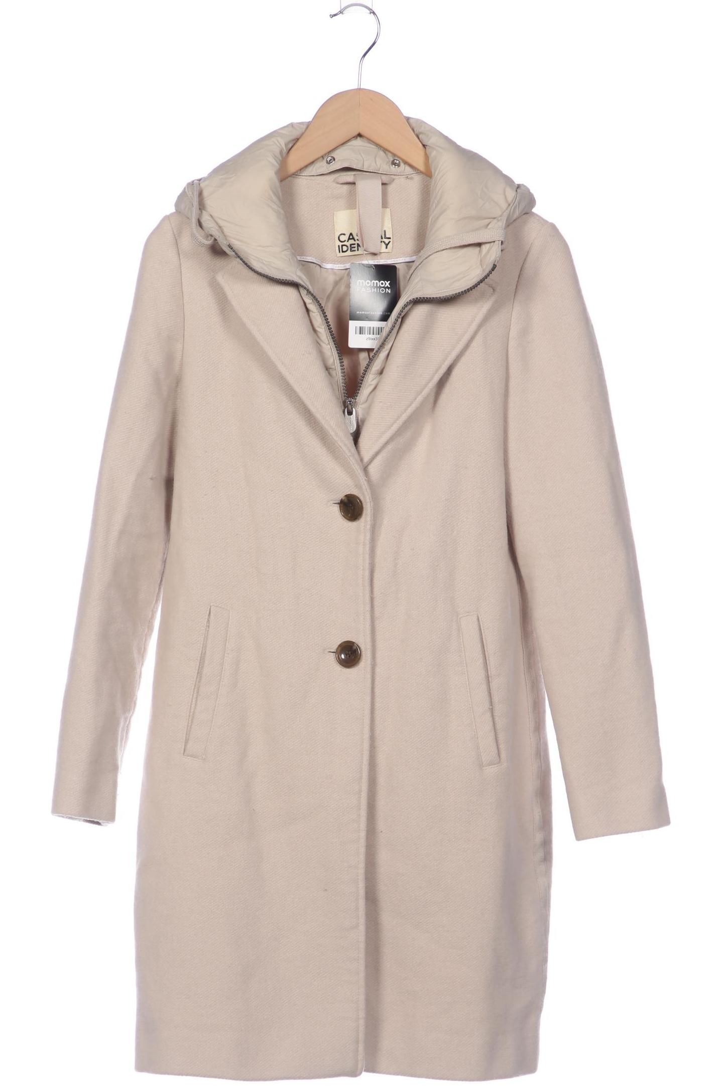 

Comma Damen Mantel, beige, Gr. 36