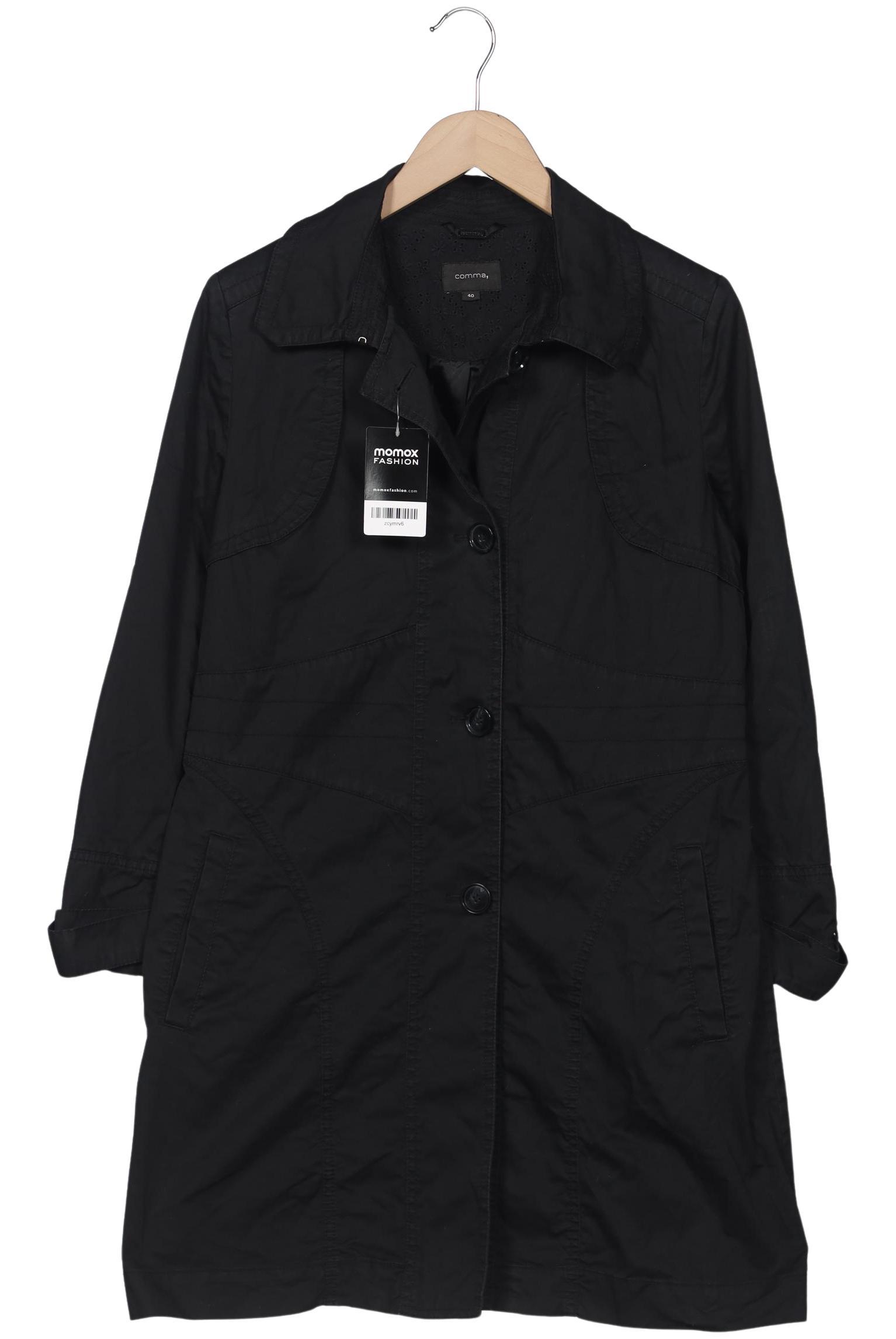 

Comma Damen Mantel, schwarz, Gr. 40