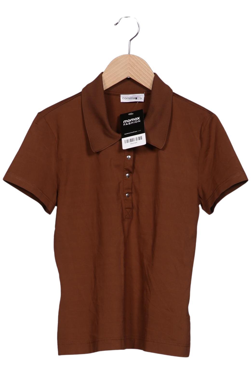 

Comma Damen Poloshirt, braun, Gr. 36