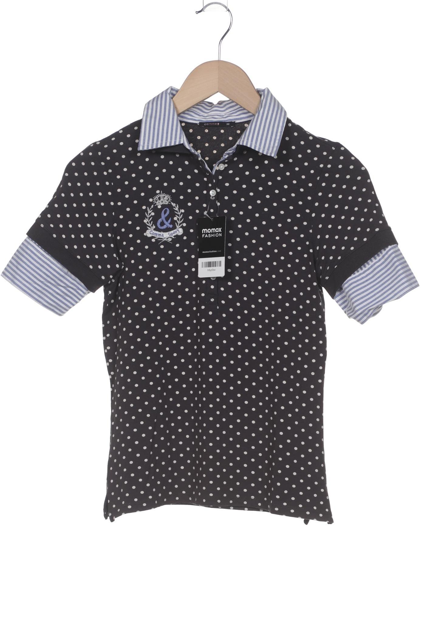 

Comma Damen Poloshirt, marineblau, Gr. 36