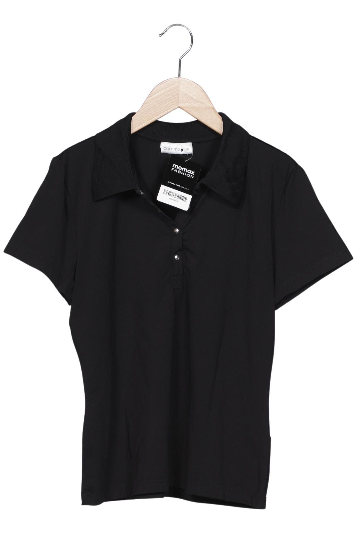 

Comma Damen Poloshirt, schwarz, Gr. 42