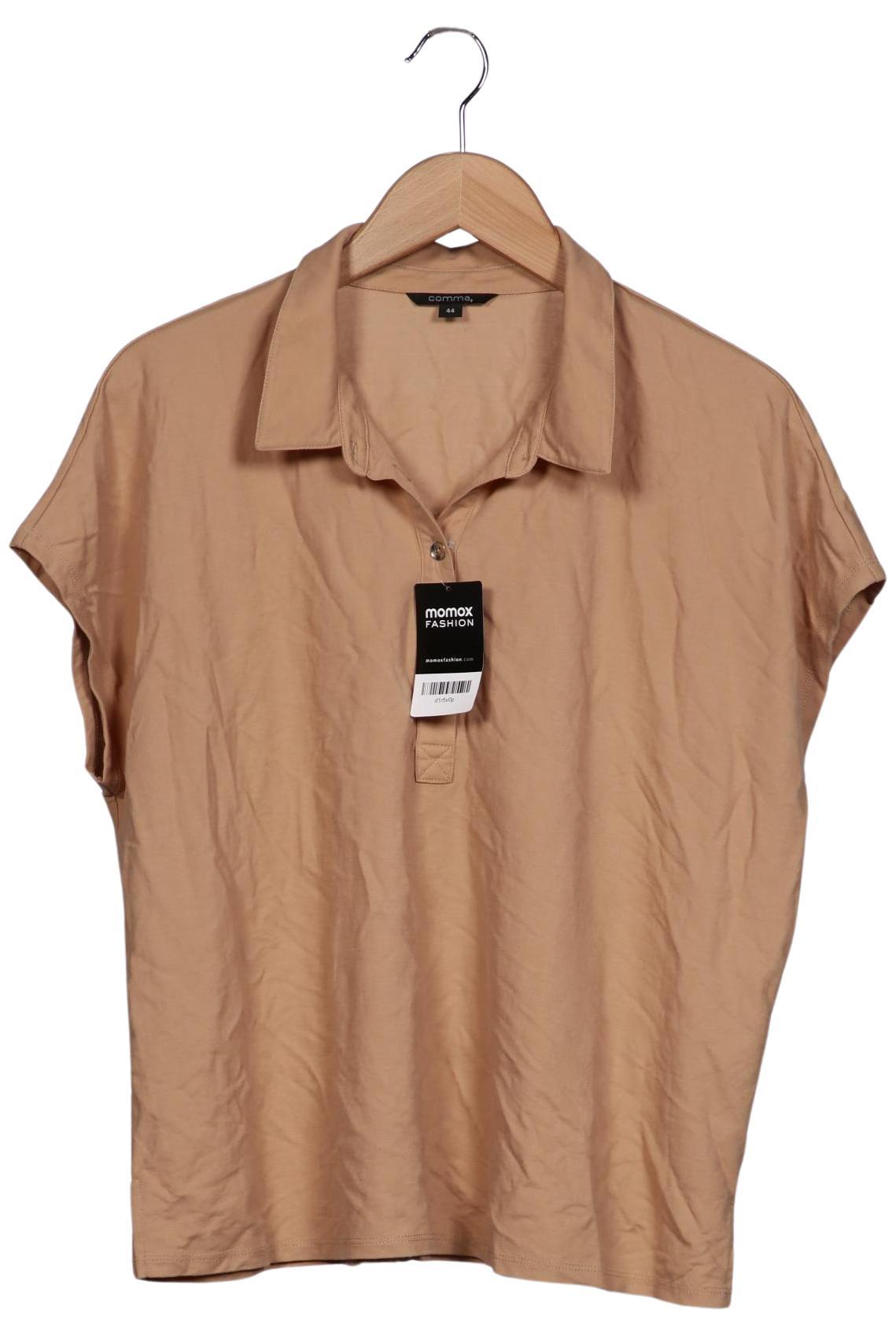 

Comma Damen Poloshirt, beige, Gr. 44