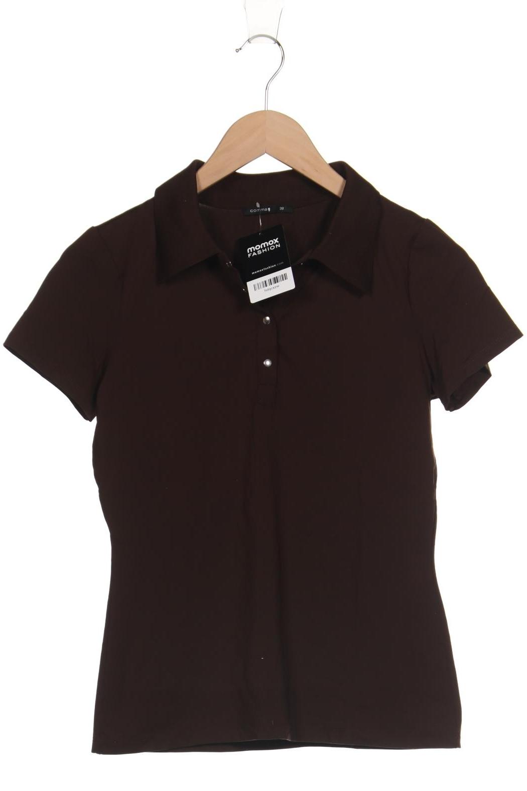 

Comma Damen Poloshirt, braun, Gr. 38