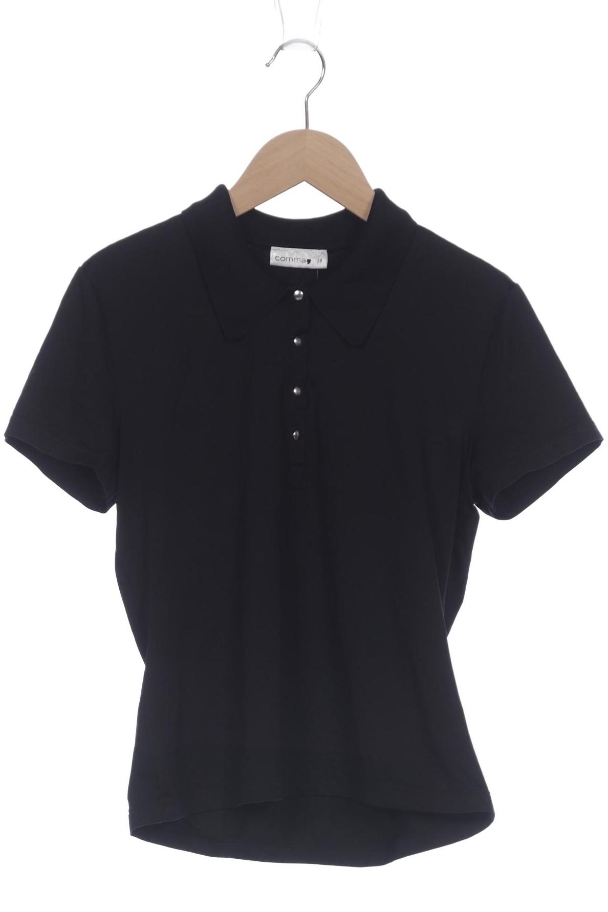 

Comma Damen Poloshirt, schwarz, Gr. 38
