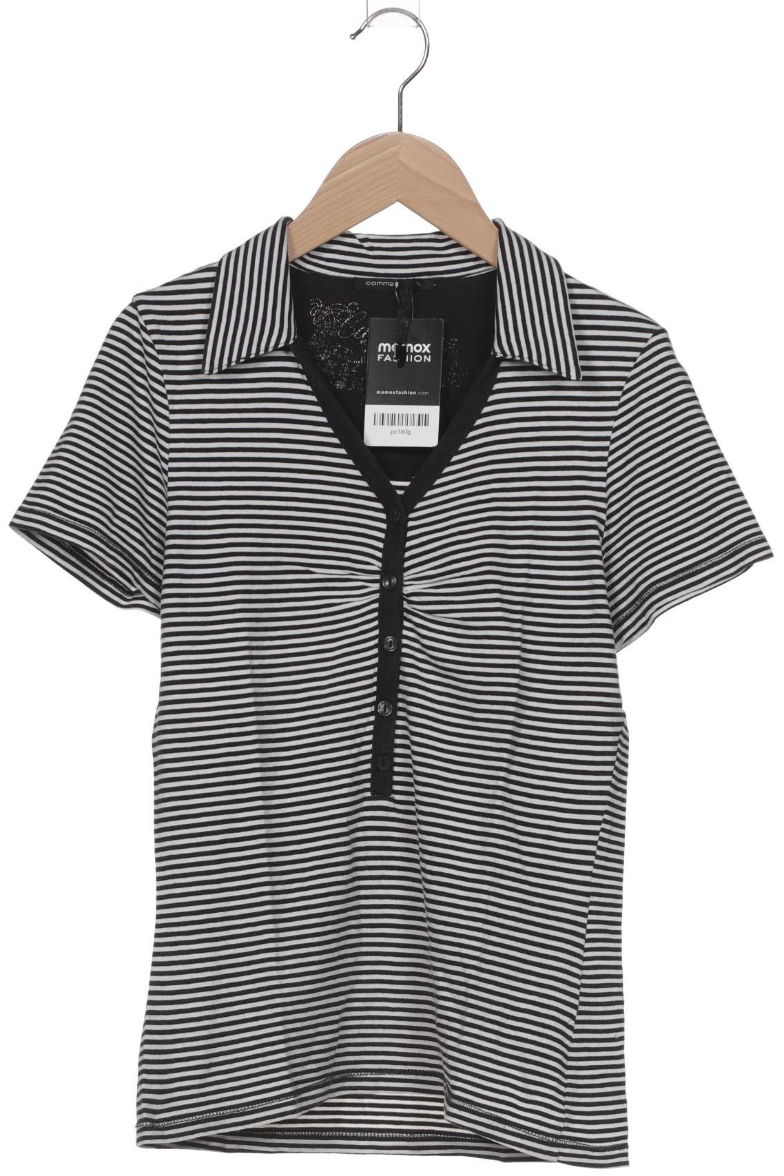 

Comma Damen Poloshirt, schwarz, Gr. 38