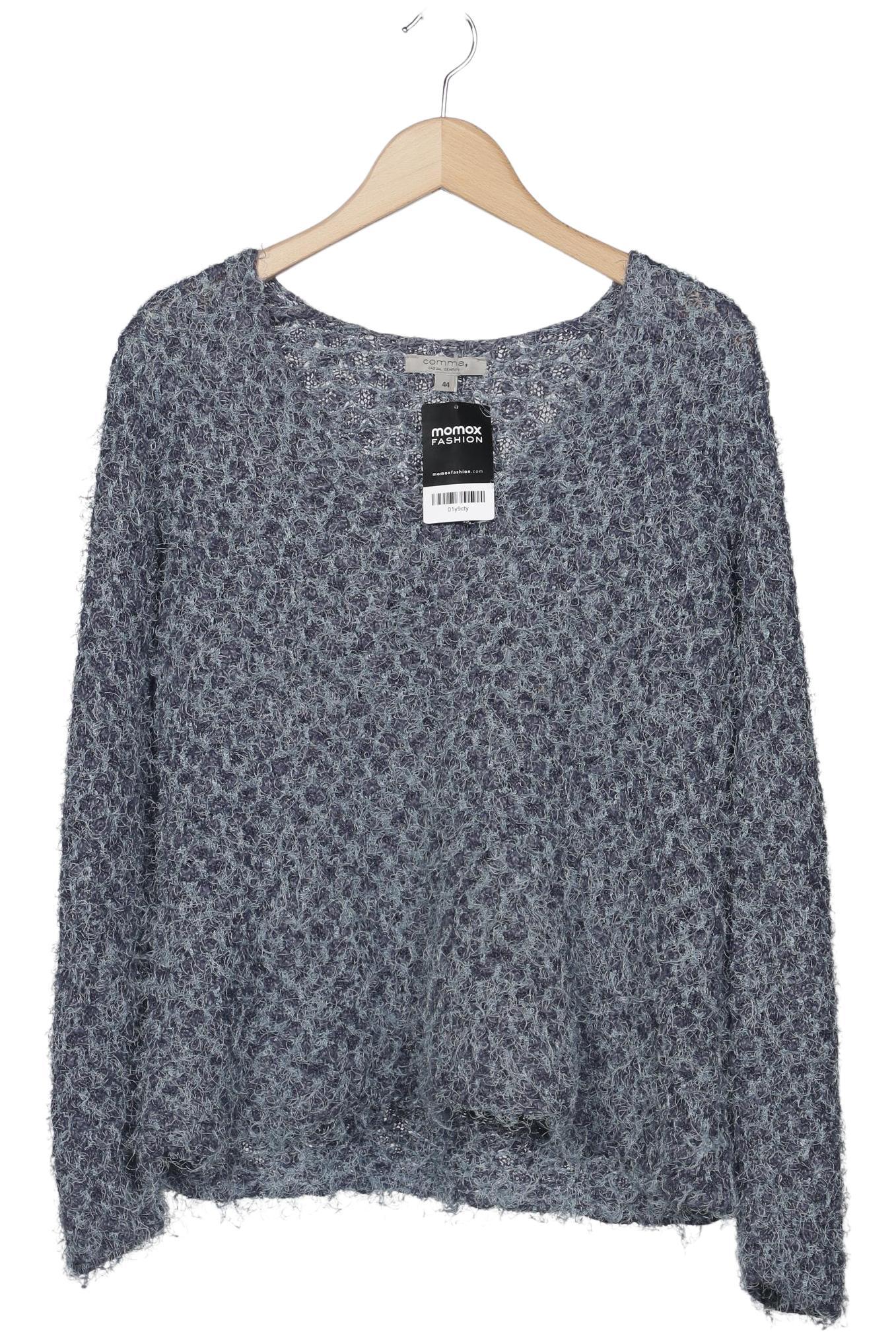 

Comma Damen Pullover, blau, Gr. 44