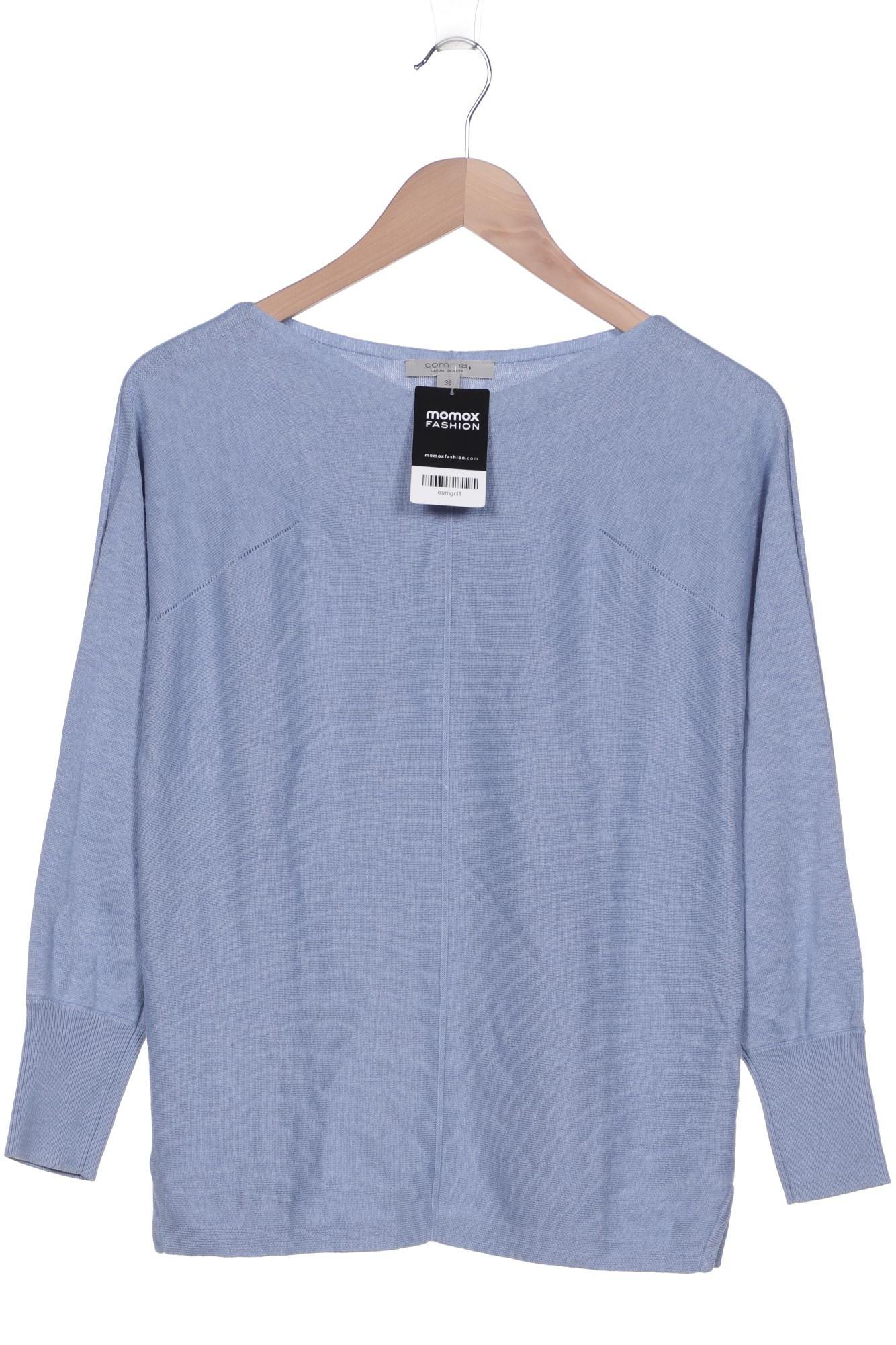 

Comma Damen Pullover, hellblau, Gr. 36