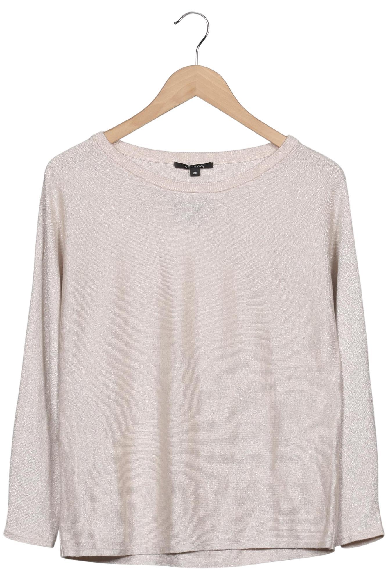 

Comma Damen Pullover, beige, Gr. 36