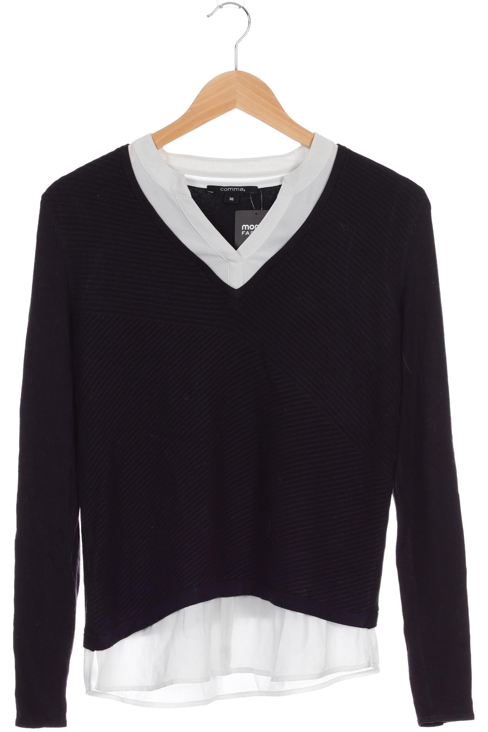 

Comma Damen Pullover, schwarz, Gr. 36