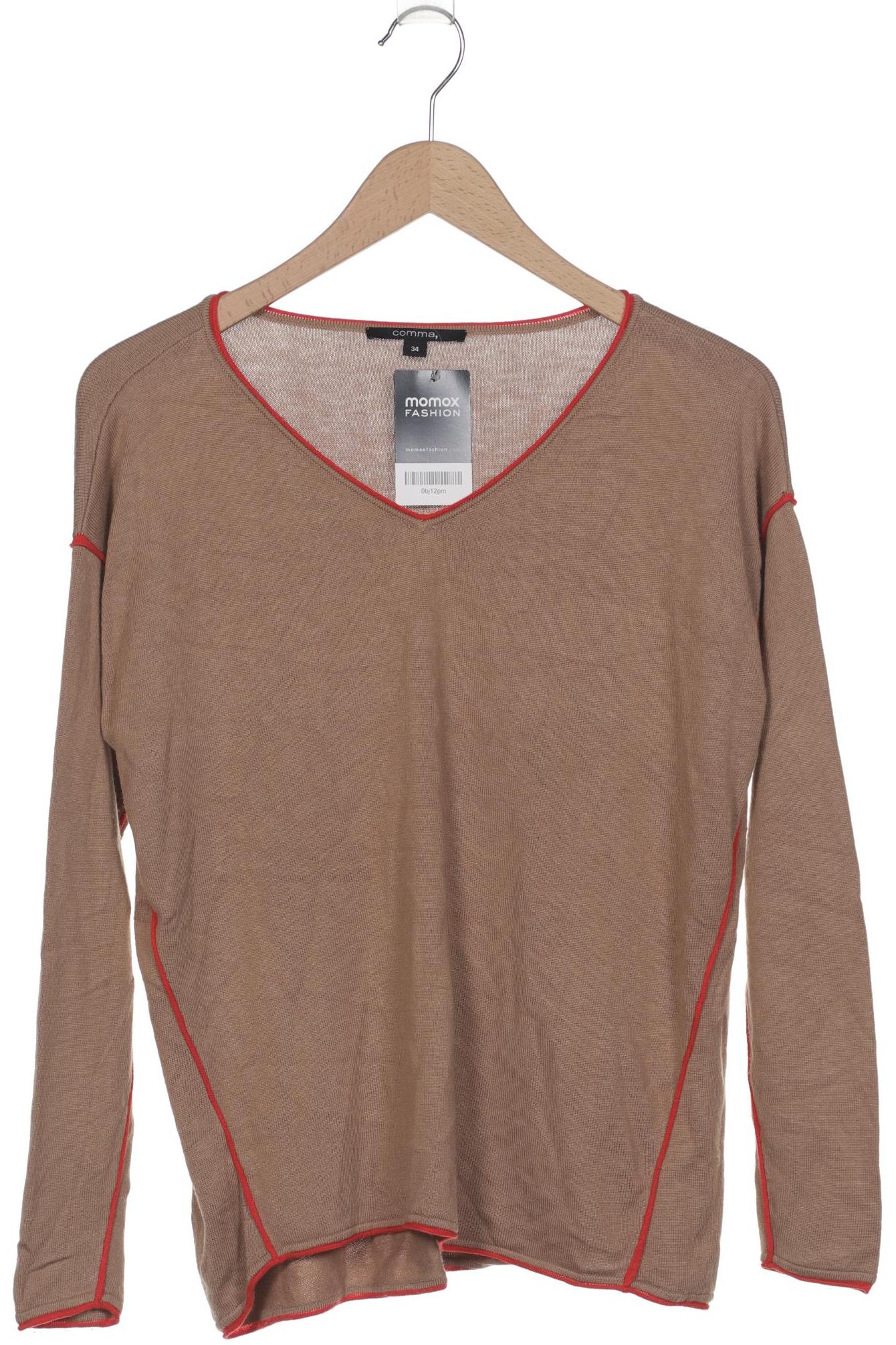 

Comma Damen Pullover, beige, Gr. 34