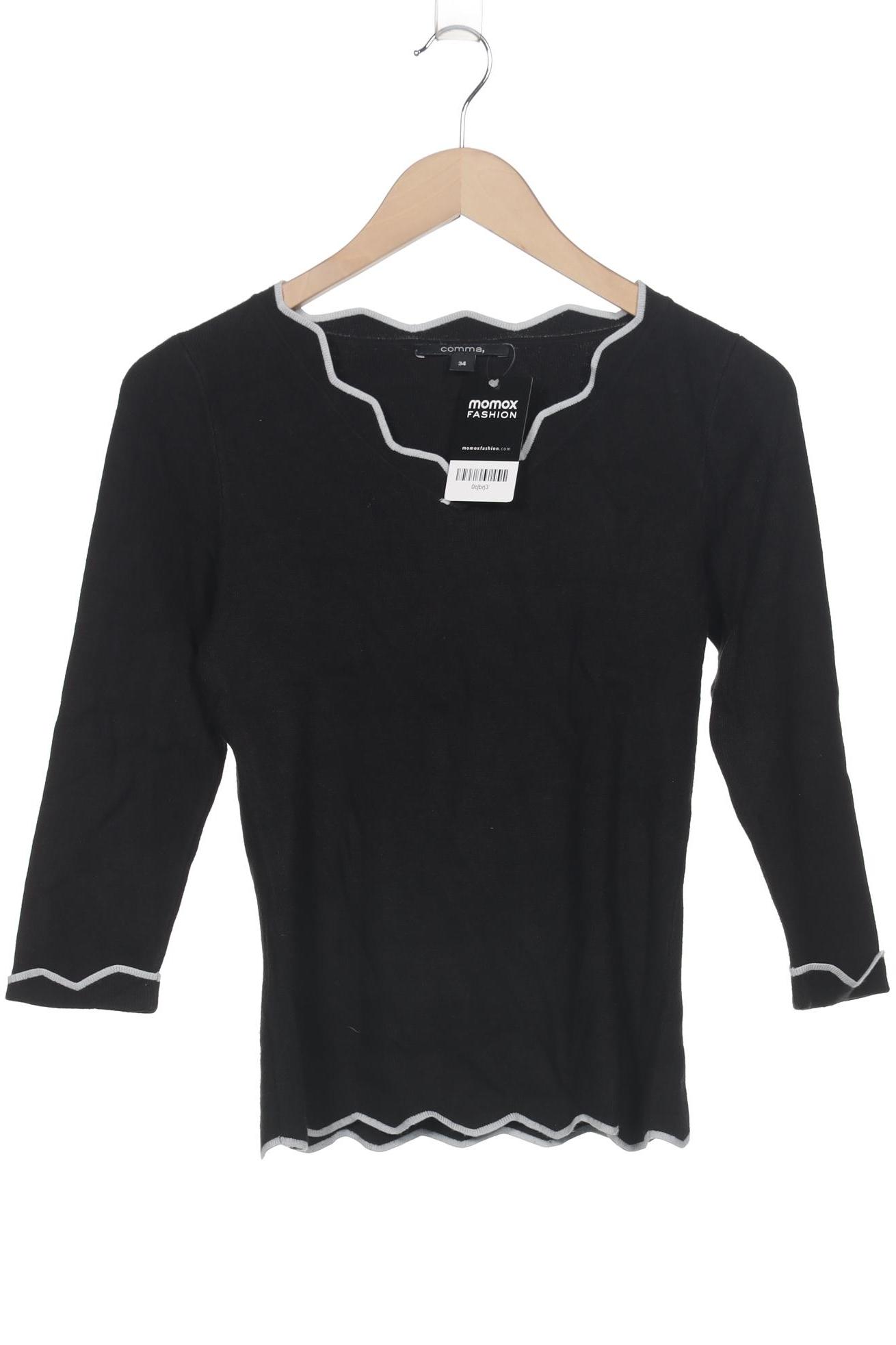 

Comma Damen Pullover, schwarz, Gr. 34