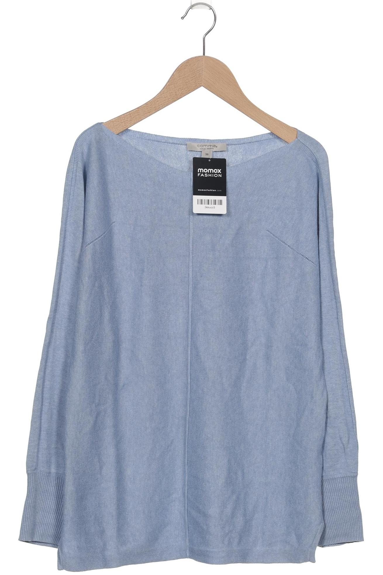 

Comma Damen Pullover, hellblau, Gr. 38