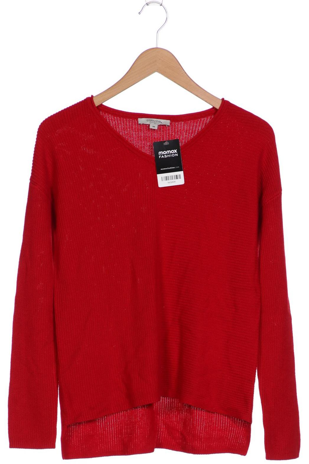 

Comma Damen Pullover, rot, Gr. 36