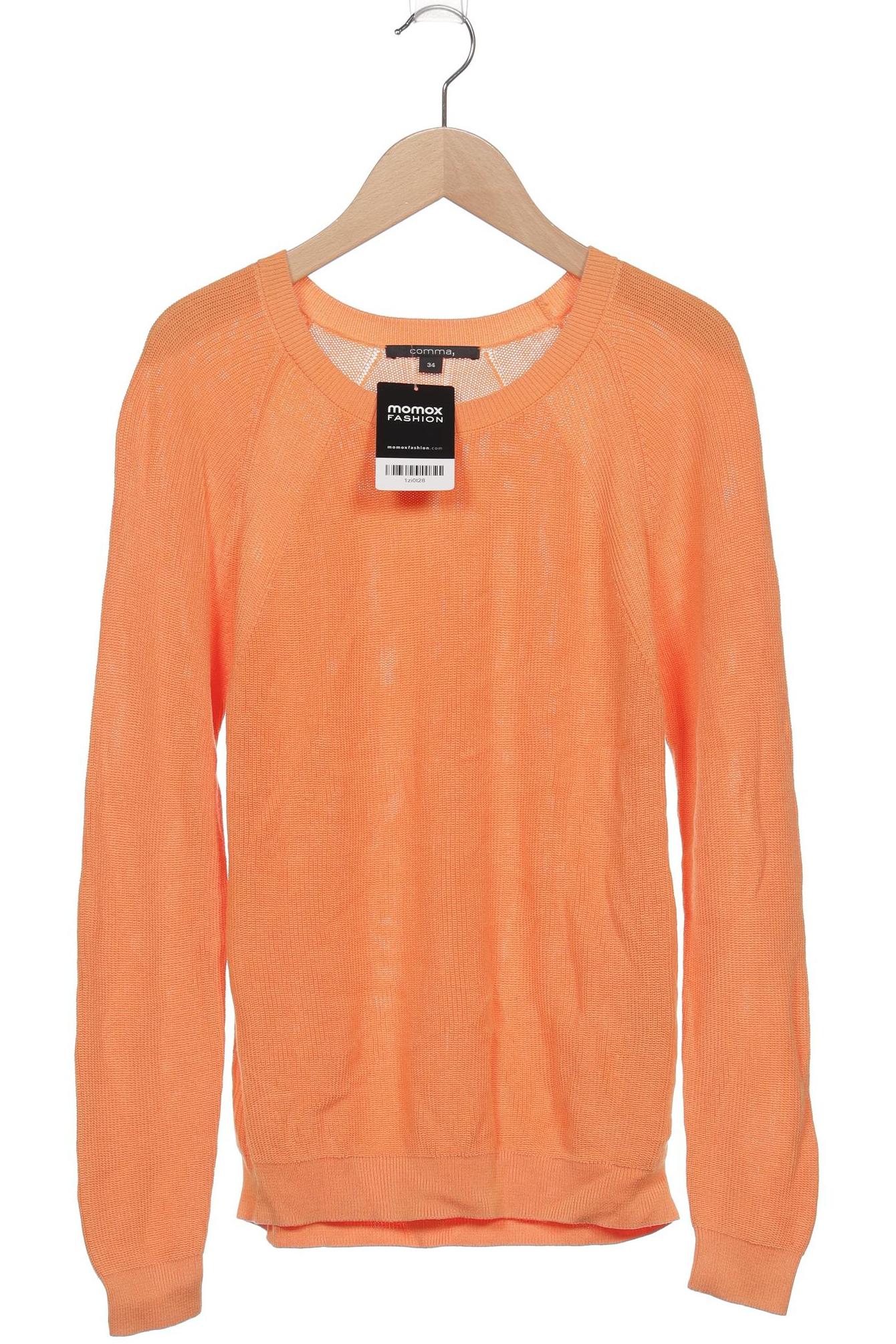 

Comma Damen Pullover, orange, Gr. 34