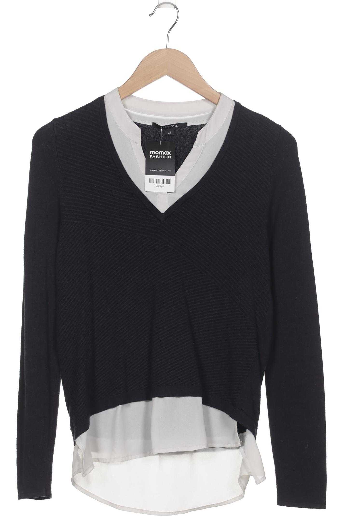 

Comma Damen Pullover, marineblau, Gr. 34