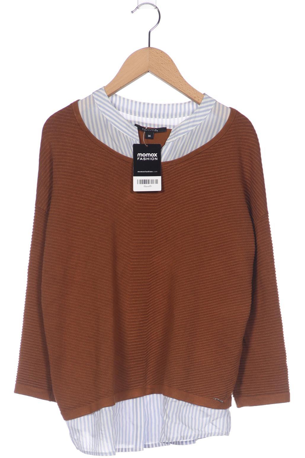 

Comma Damen Pullover, braun, Gr. 34