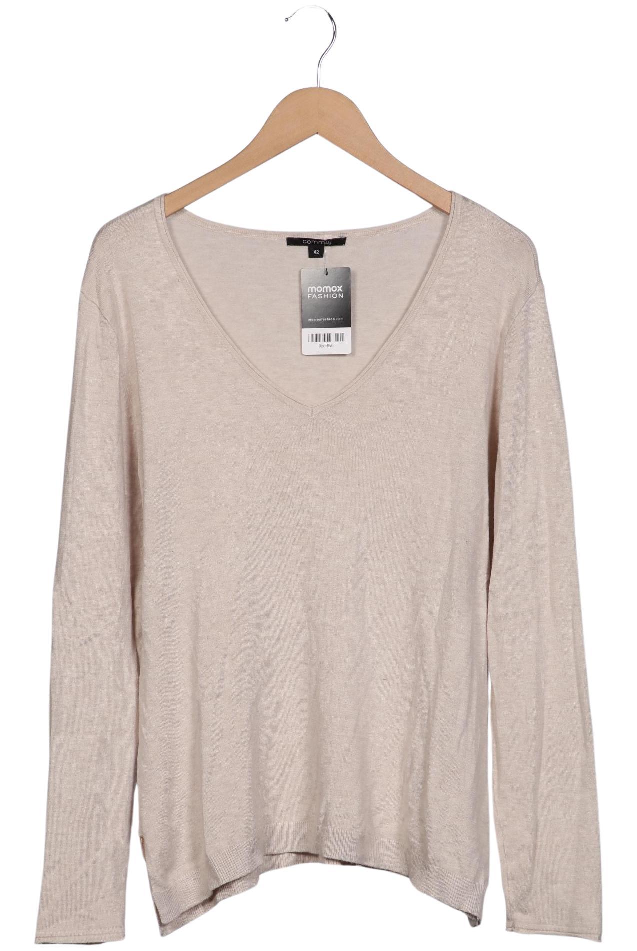 

Comma Damen Pullover, beige, Gr. 42