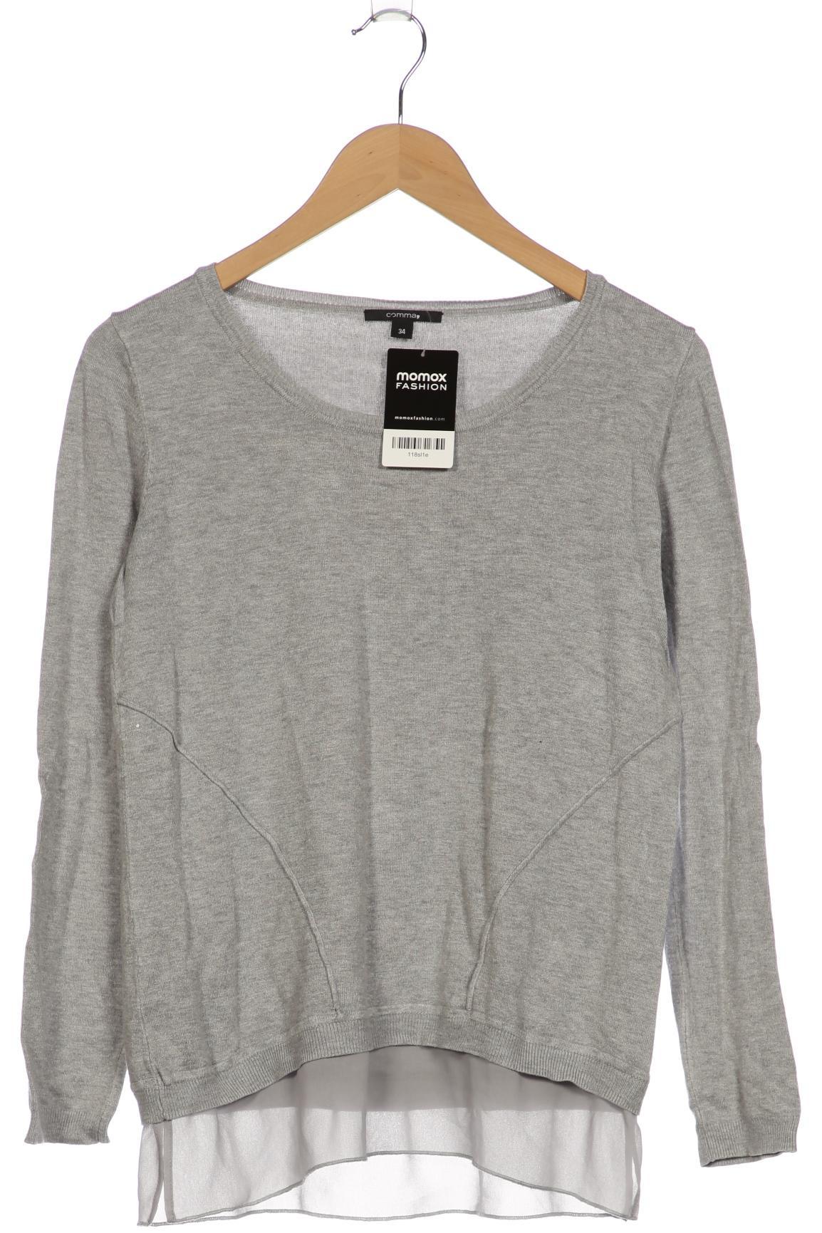 

Comma Damen Pullover, grau, Gr. 34