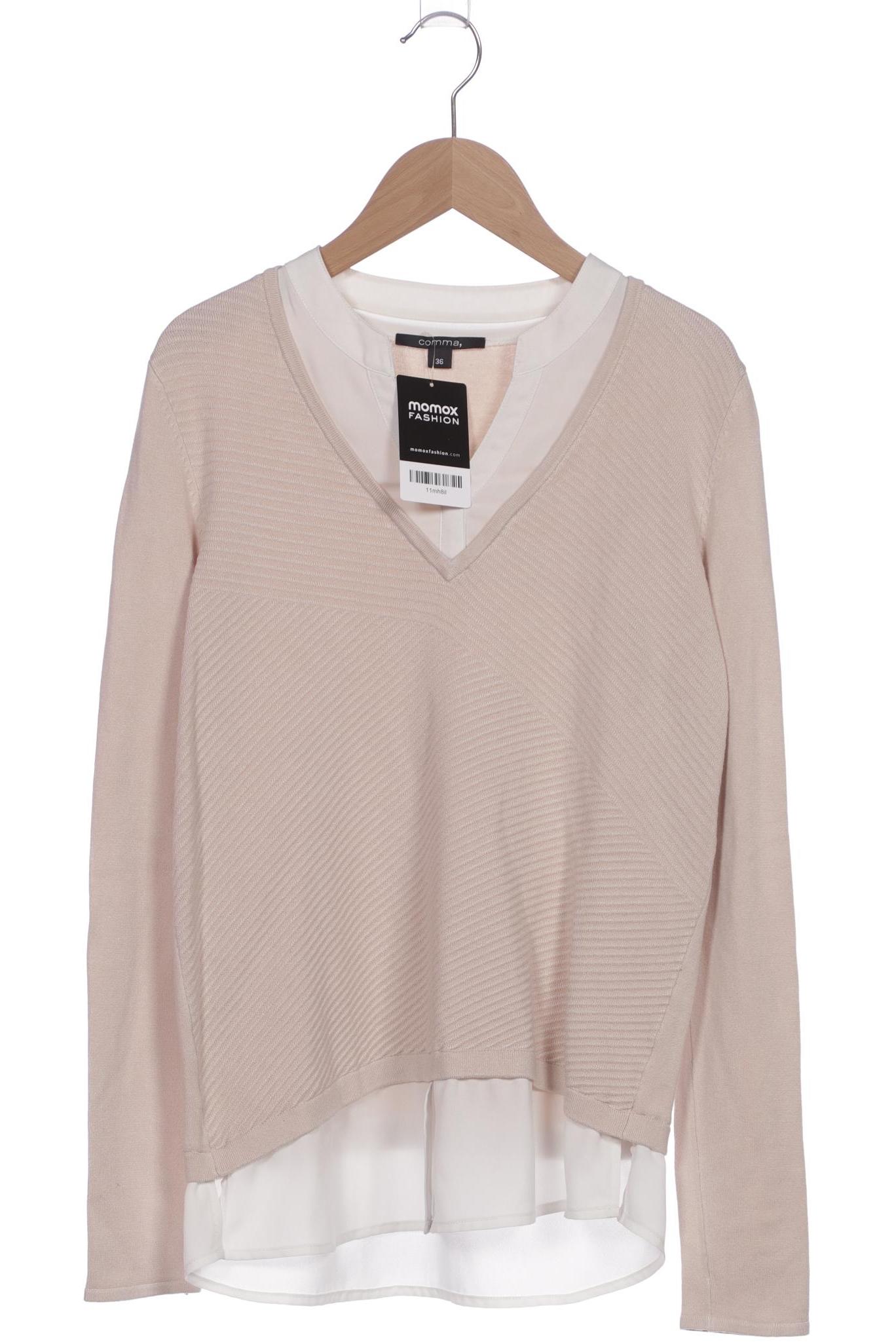 

Comma Damen Pullover, beige, Gr. 36