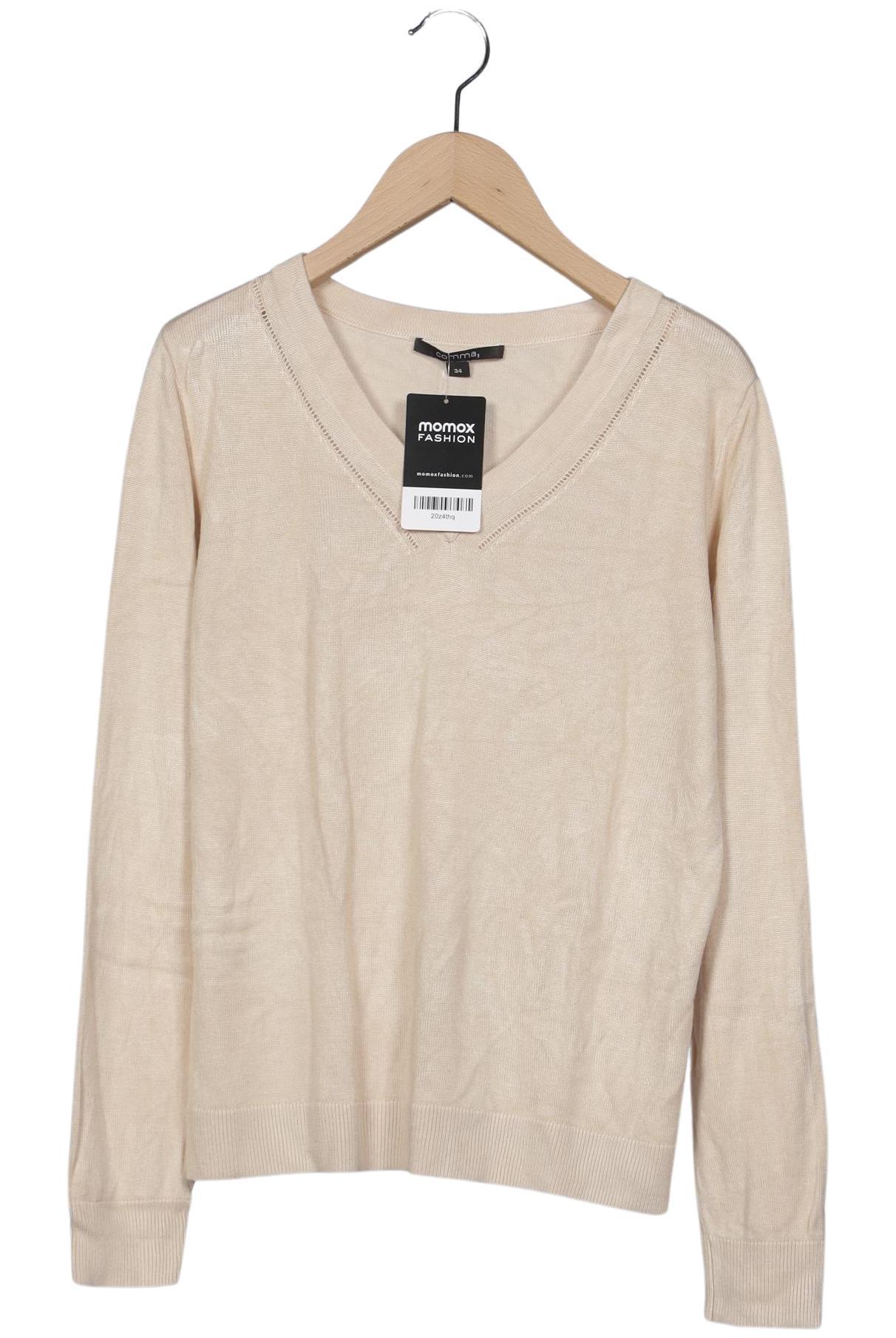 

Comma Damen Pullover, beige, Gr. 34