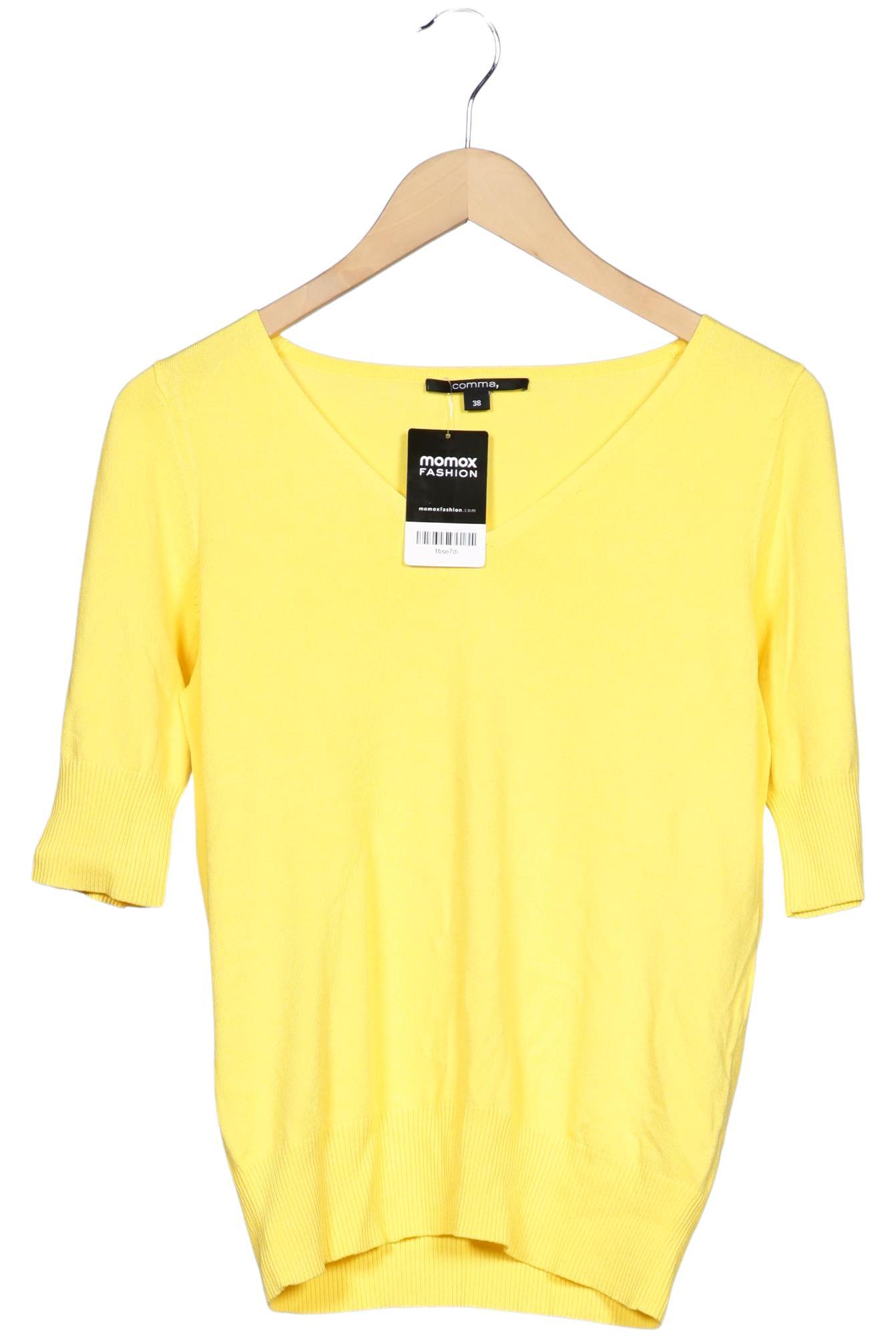 

Comma Damen Pullover, gelb, Gr. 38