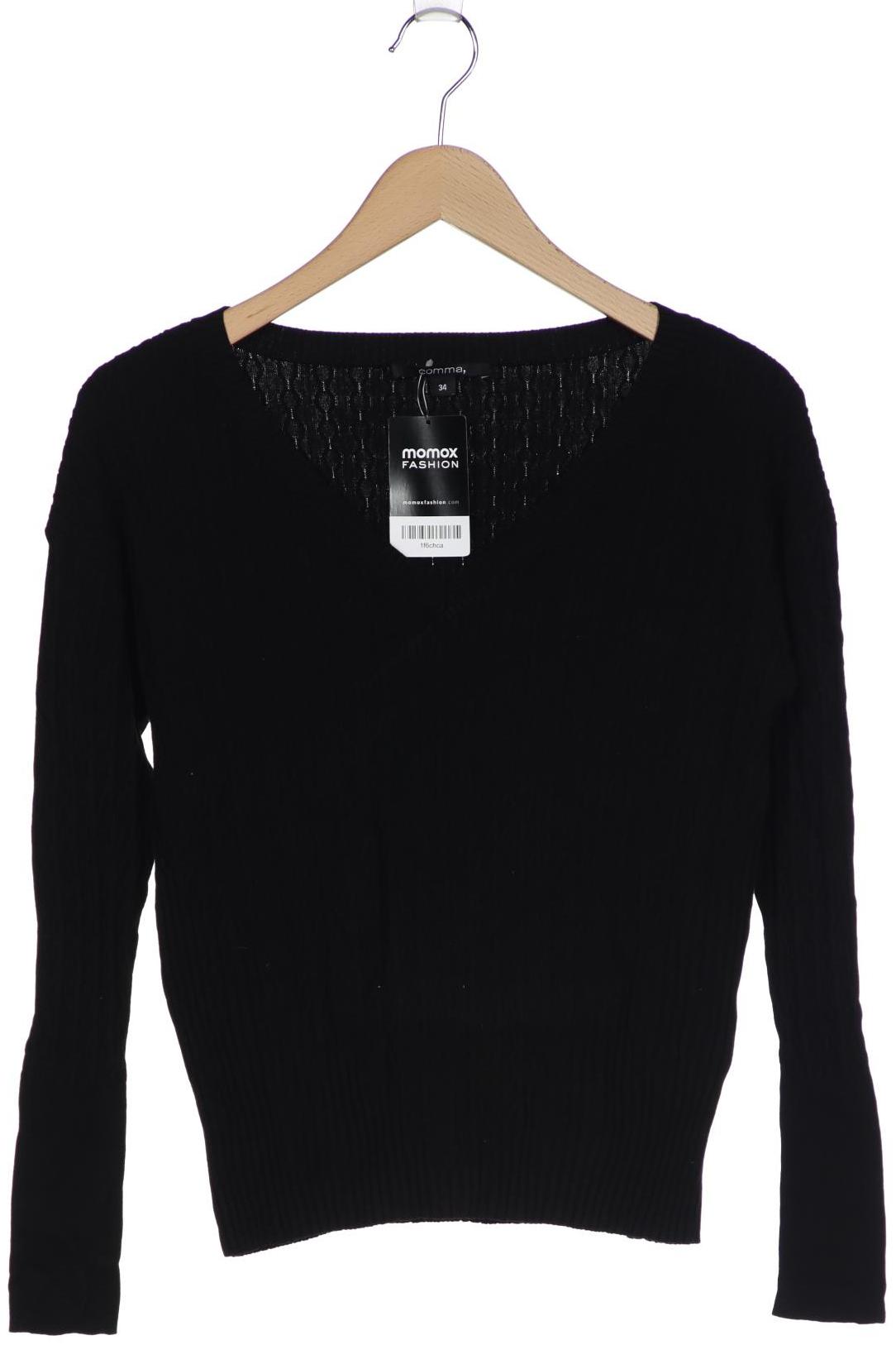 

Comma Damen Pullover, schwarz