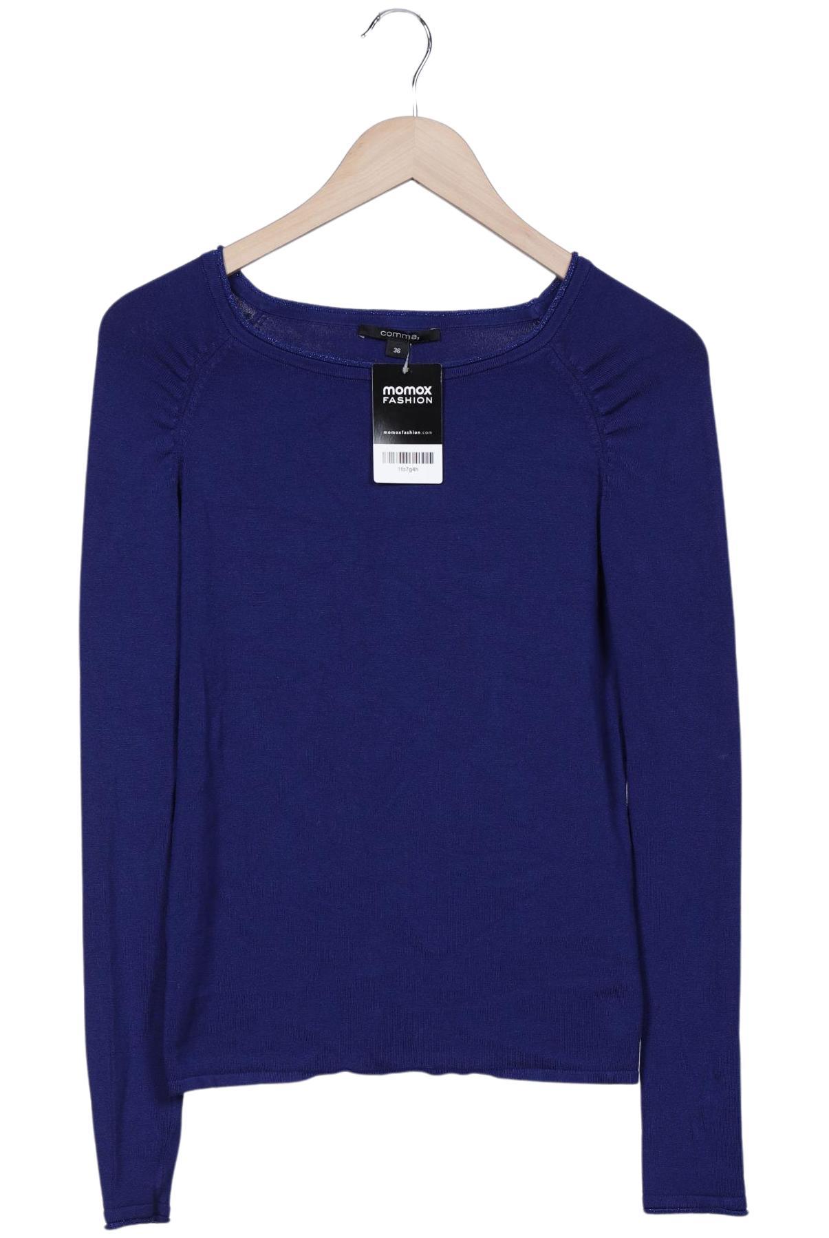 

Comma Damen Pullover, marineblau, Gr. 36