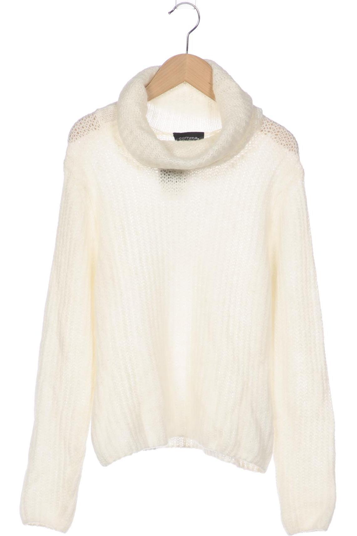 

Comma Damen Pullover, weiß, Gr. 36