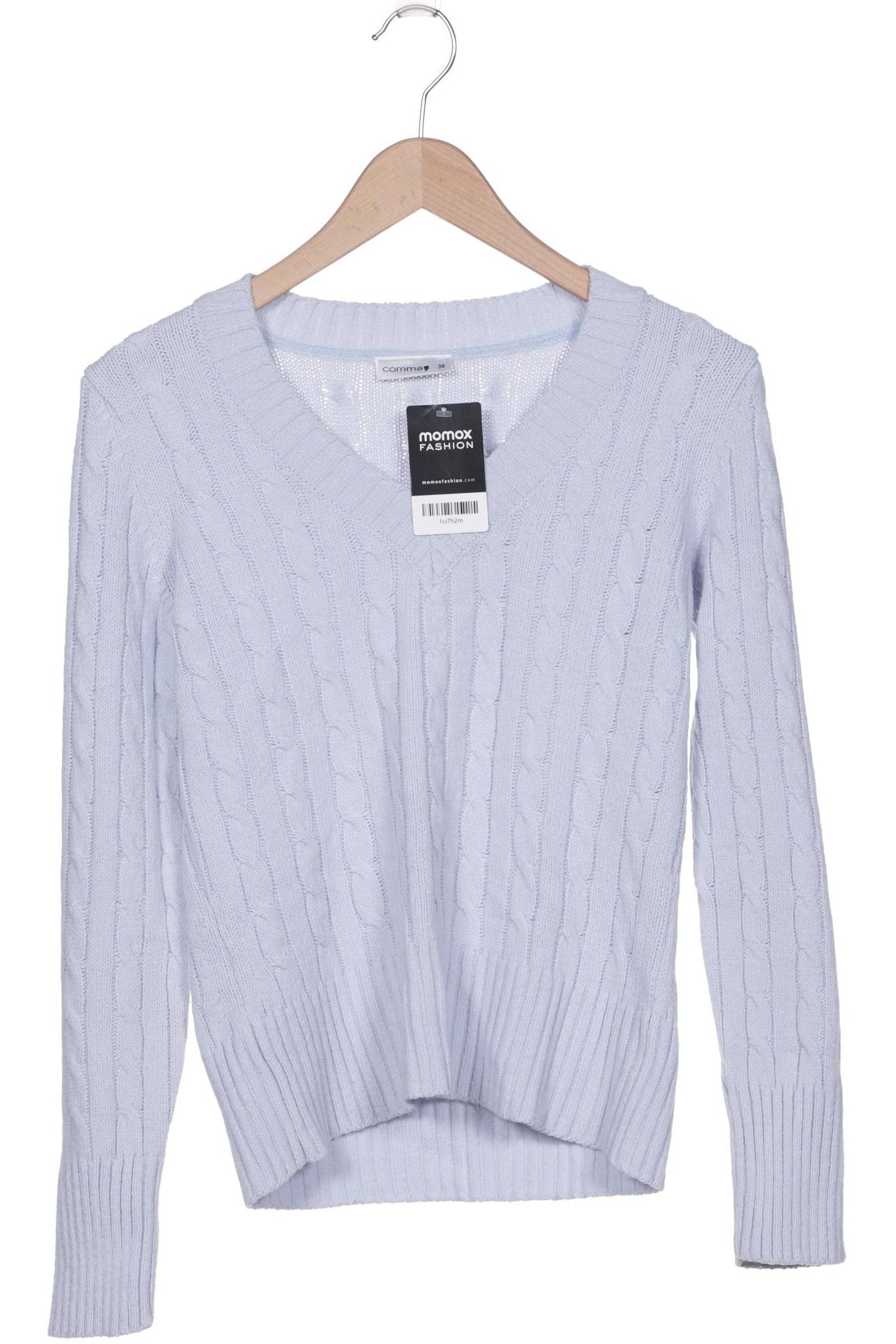

Comma Damen Pullover, hellblau, Gr. 38