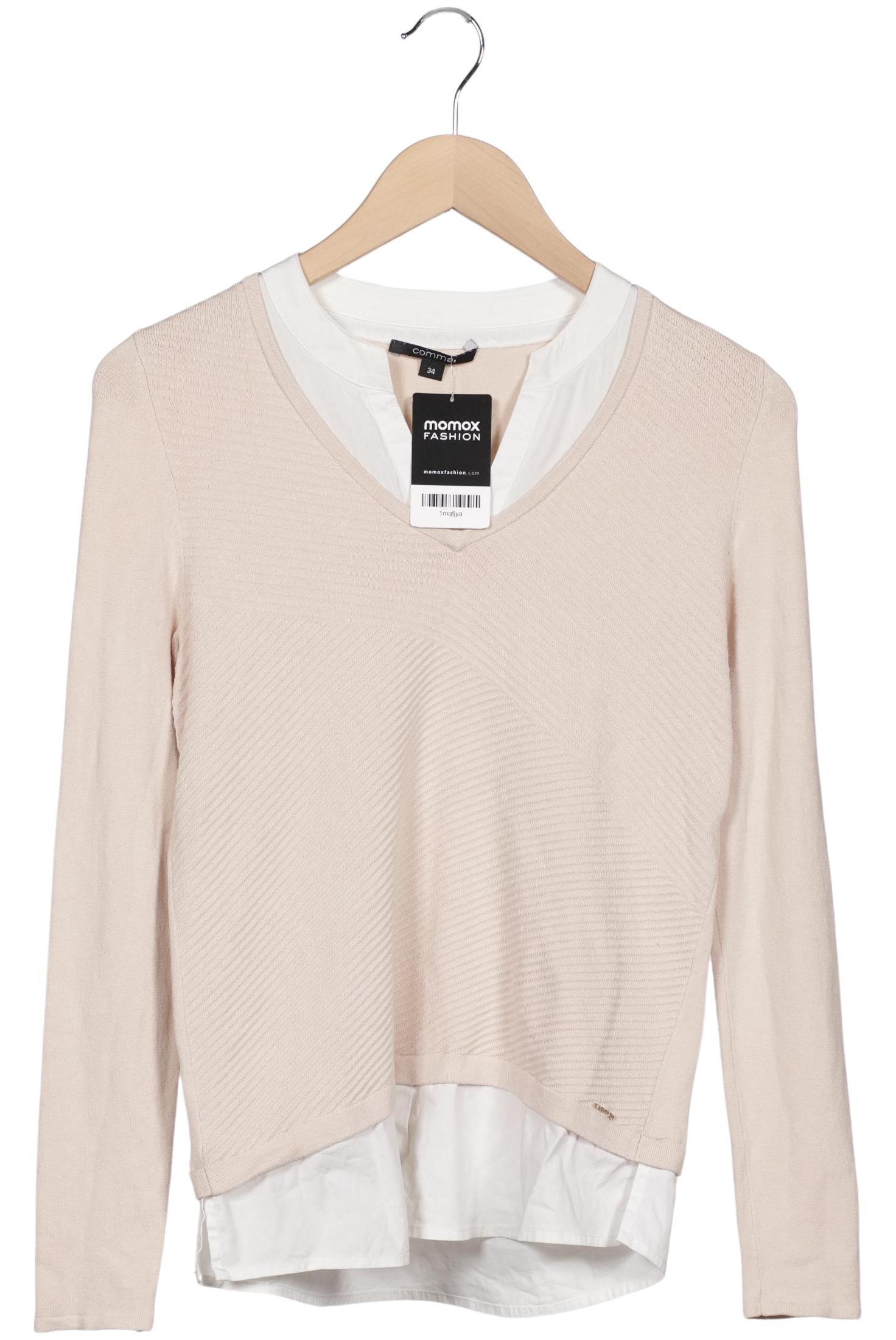 

Comma Damen Pullover, beige, Gr. 34