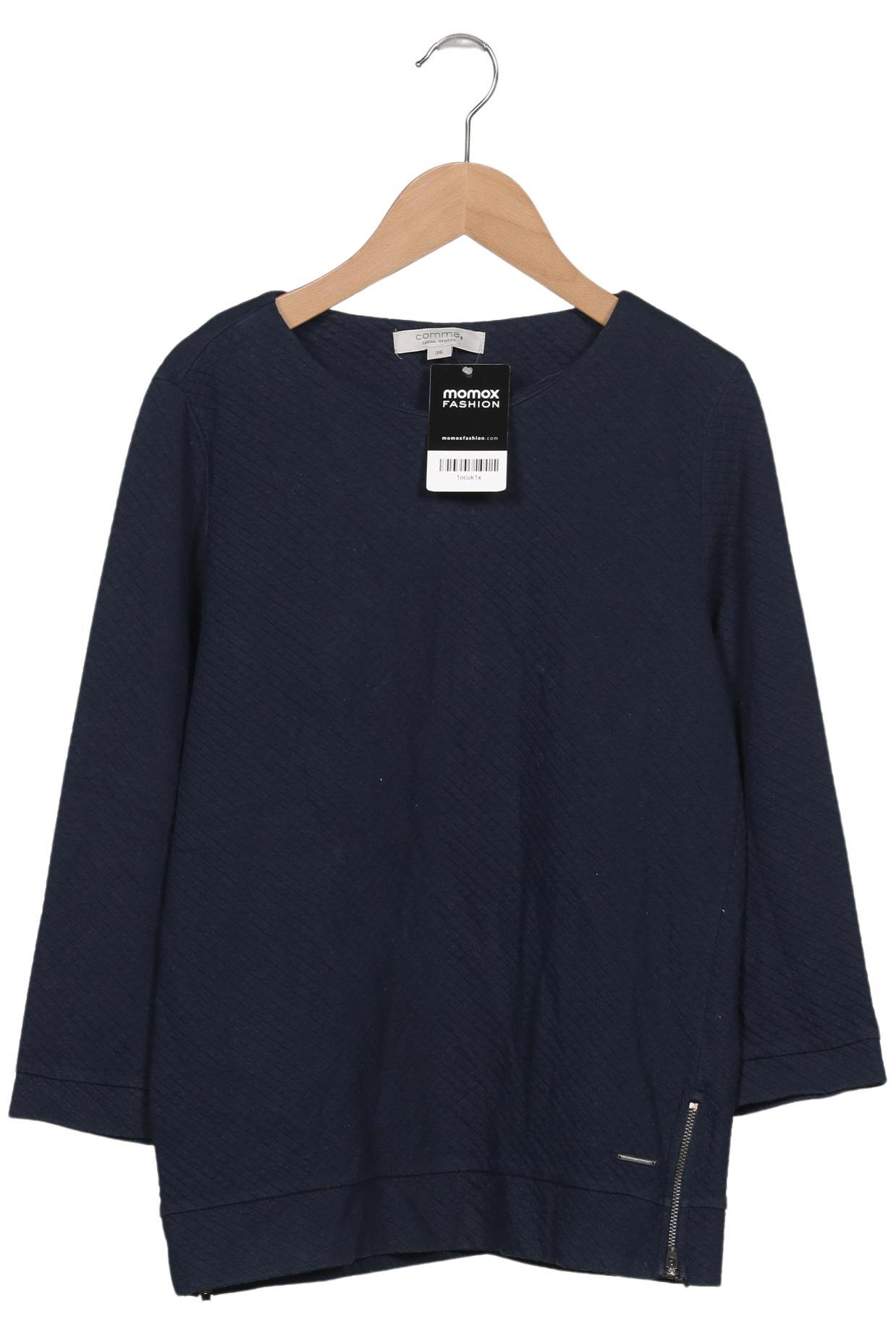 

Comma Damen Pullover, marineblau, Gr. 36