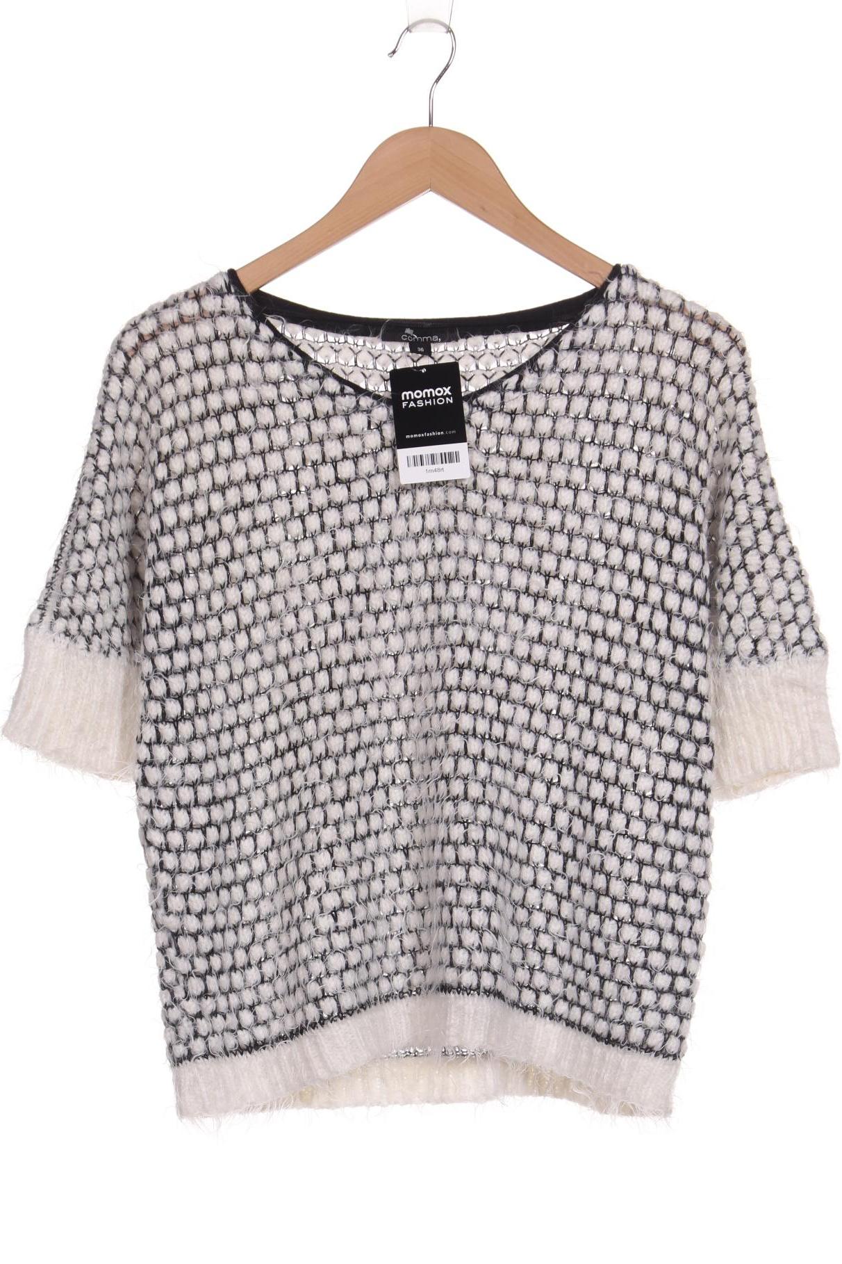 

Comma Damen Pullover, weiß, Gr. 36