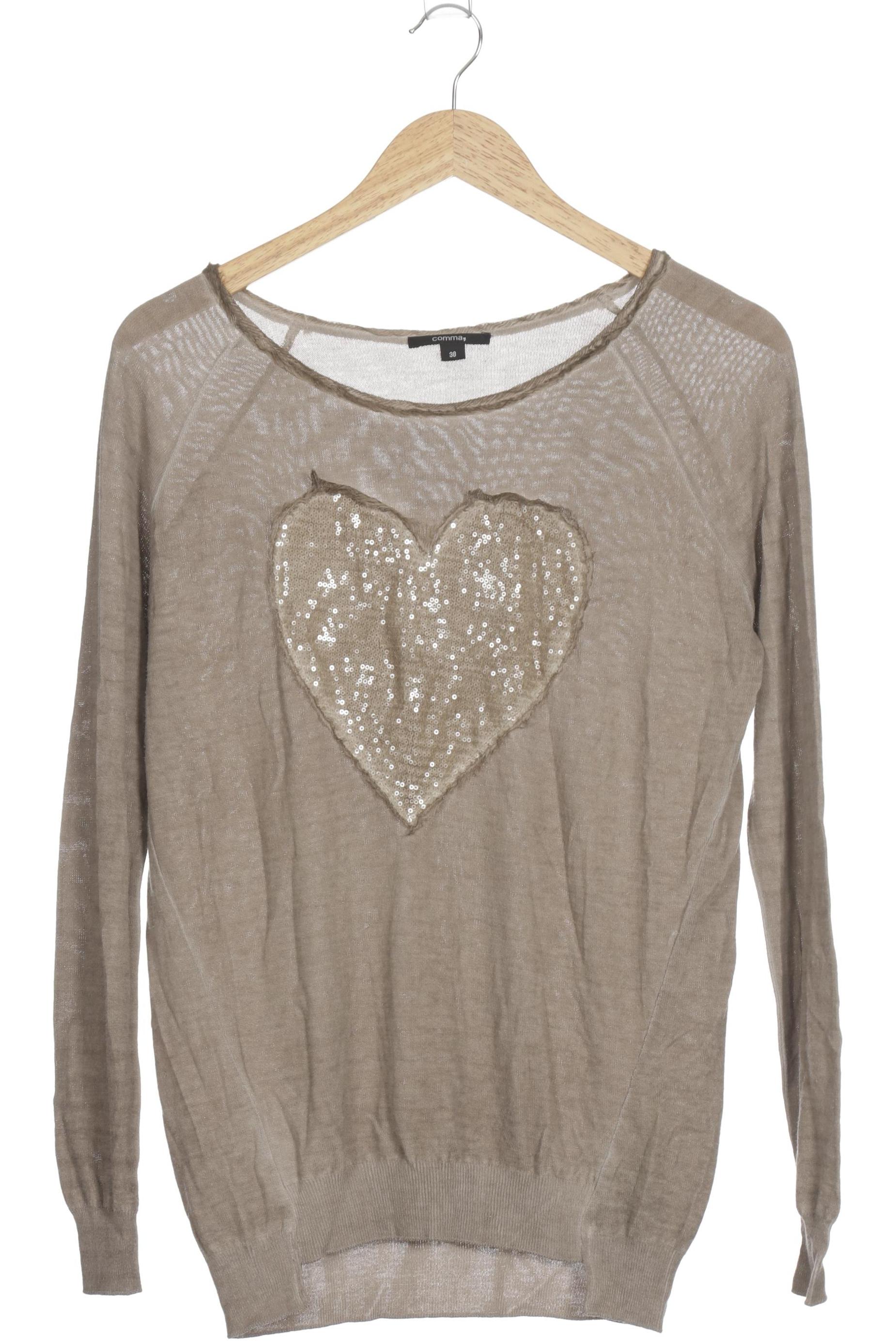 

Comma Damen Pullover, beige, Gr. 38