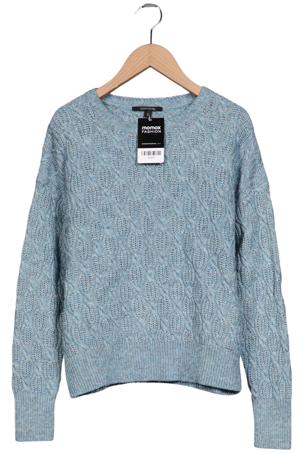 

Comma Damen Pullover, hellblau, Gr. 36