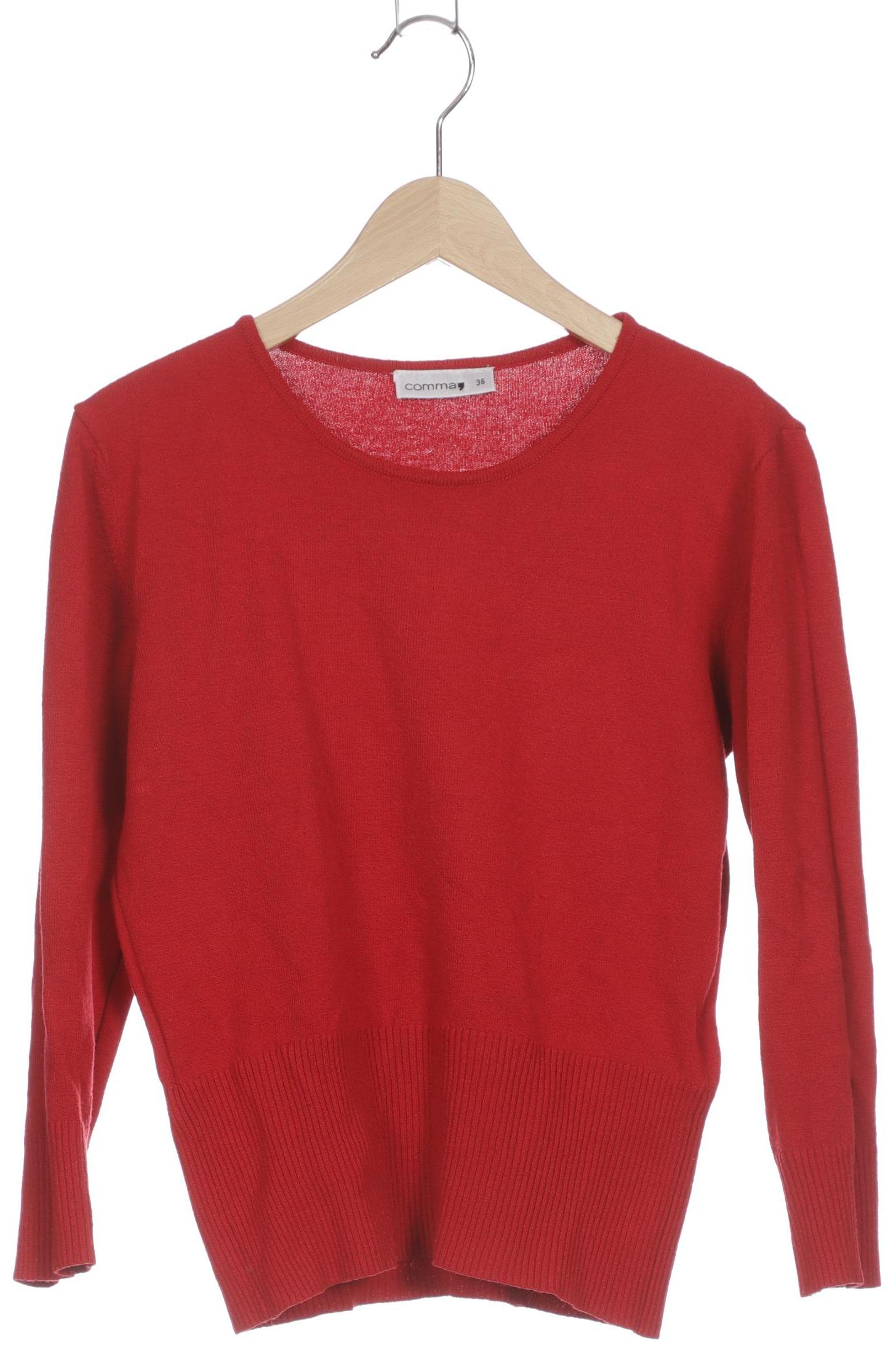 

Comma Damen Pullover, rot, Gr. 36
