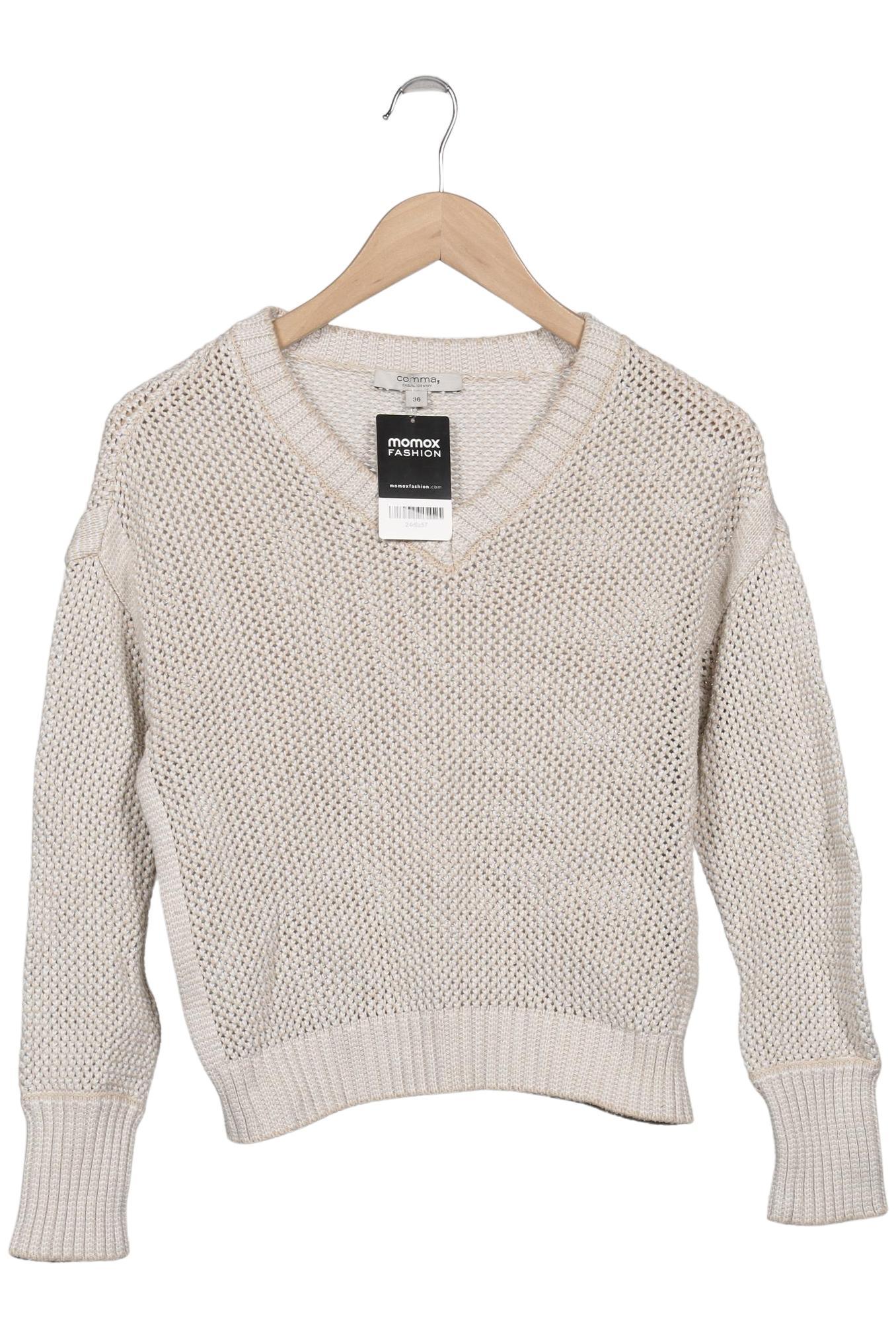 

Comma Damen Pullover, beige, Gr. 36