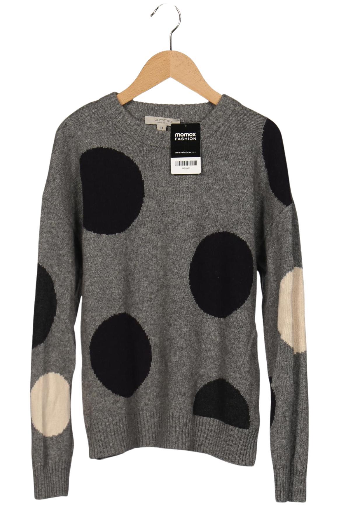 

Comma Damen Pullover, grau, Gr. 34