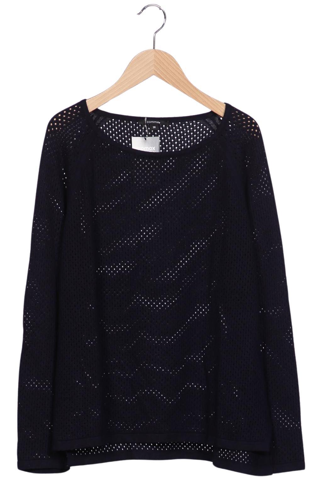 

Comma Damen Pullover, marineblau, Gr. 38