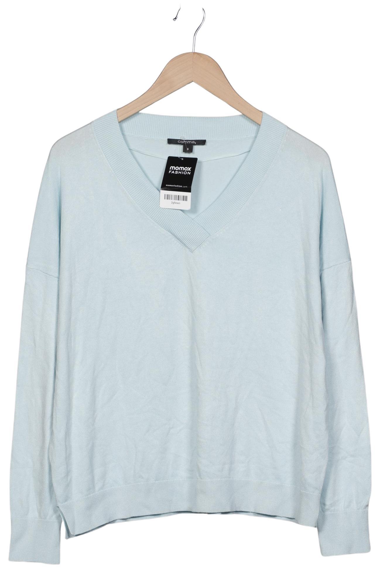 

Comma Damen Pullover, hellblau, Gr. 36