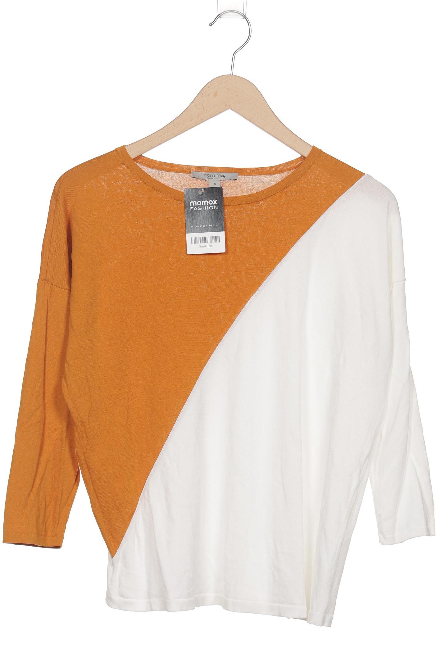 

Comma Damen Pullover, orange, Gr. 36