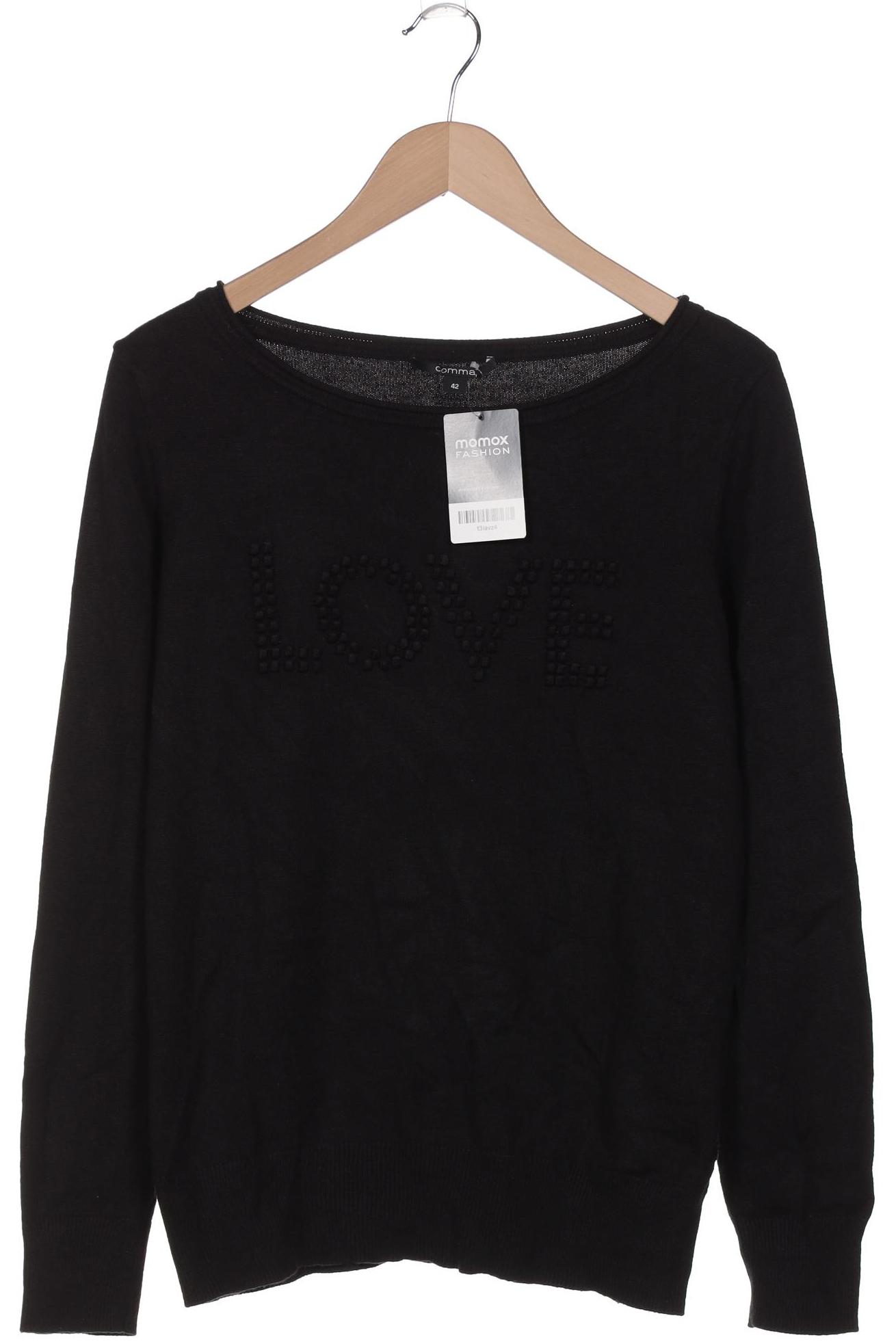Thumbnail - Comma Damen Pullover, schwarz, Gr. 42